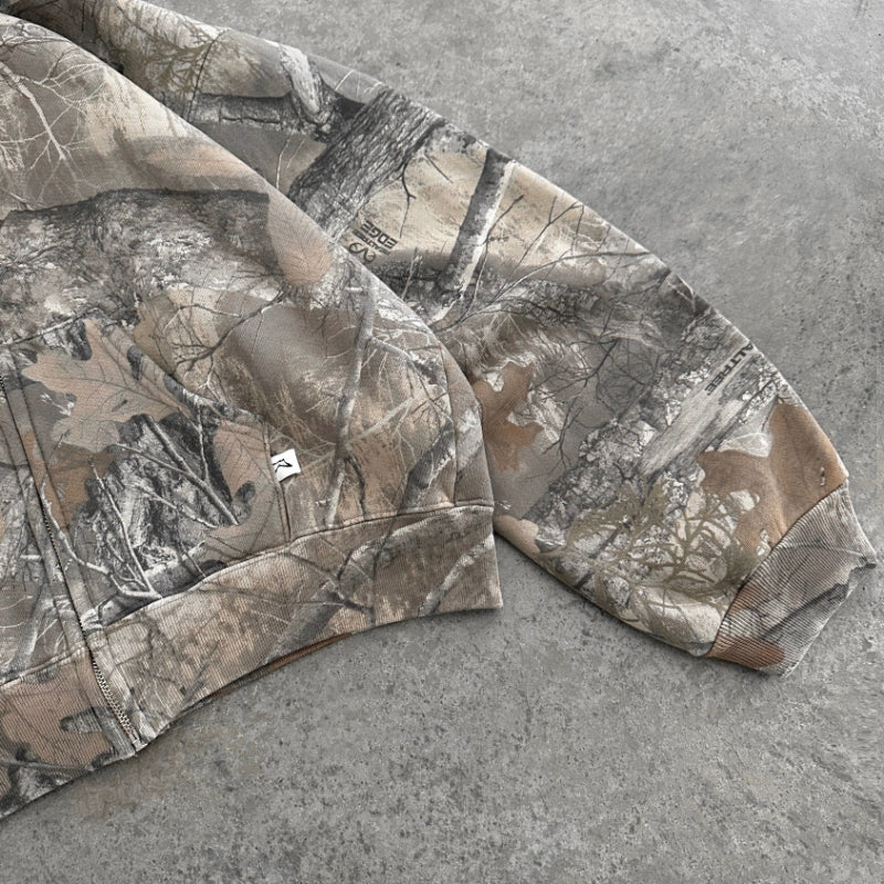 Gefütterter Fleece Camouflage Hoodie – Warm & Funktionell - Bekleidung & Accessoires > Oberbekleidung > Hoodies