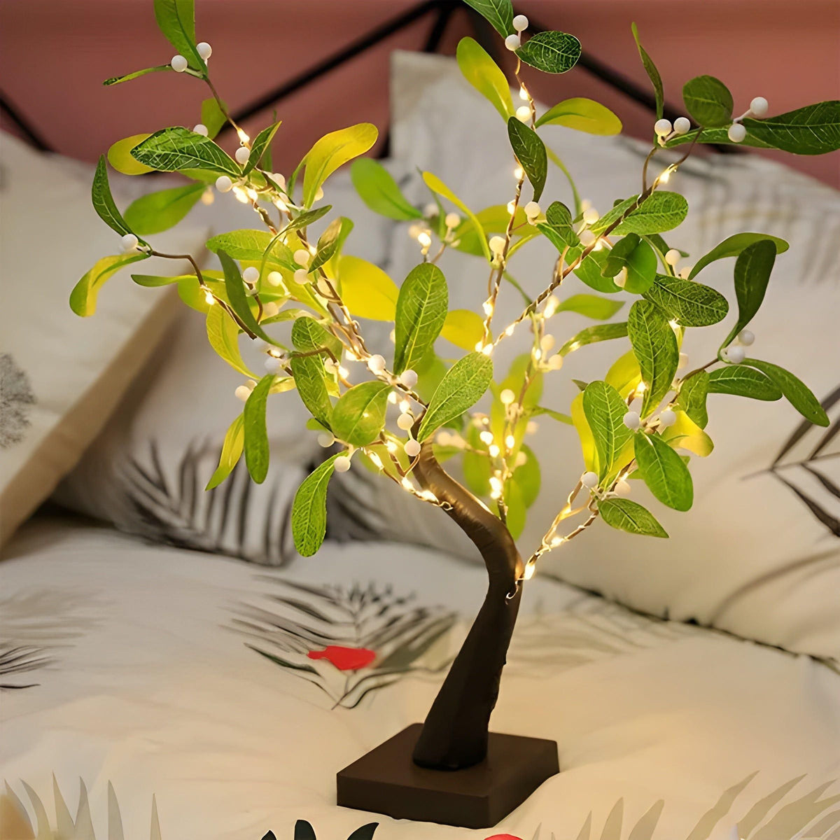 GinkgoShimmer Lights - Ginkgo Blatt LED Weihnachtsbaum Lichter - Saisonale Dekoration
