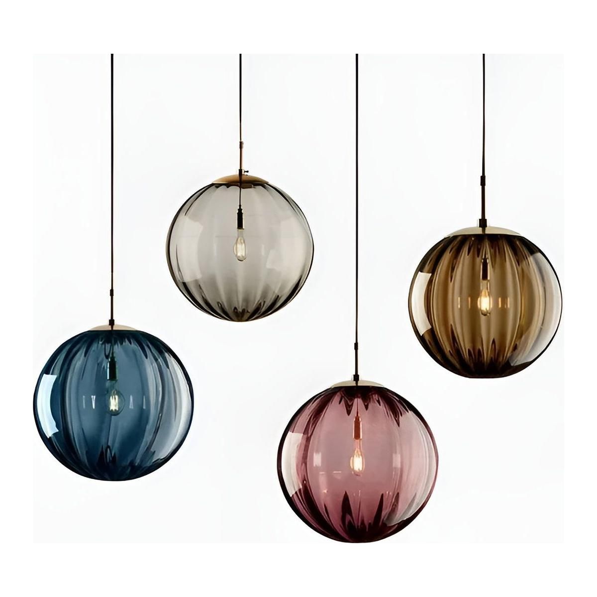 Glasball LED Hängeleuchte – ordic Glasball Design | Stilvolle Wohnräume - Pendelleuchte
