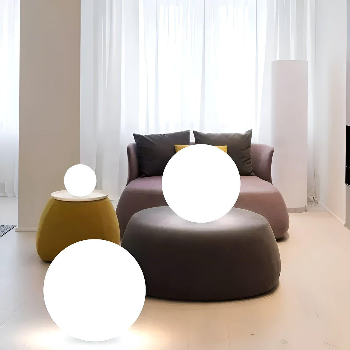 GlowBall Light - Wasserdichte Farbwechselnde LED Gartenball-Lampe hi - Lampe