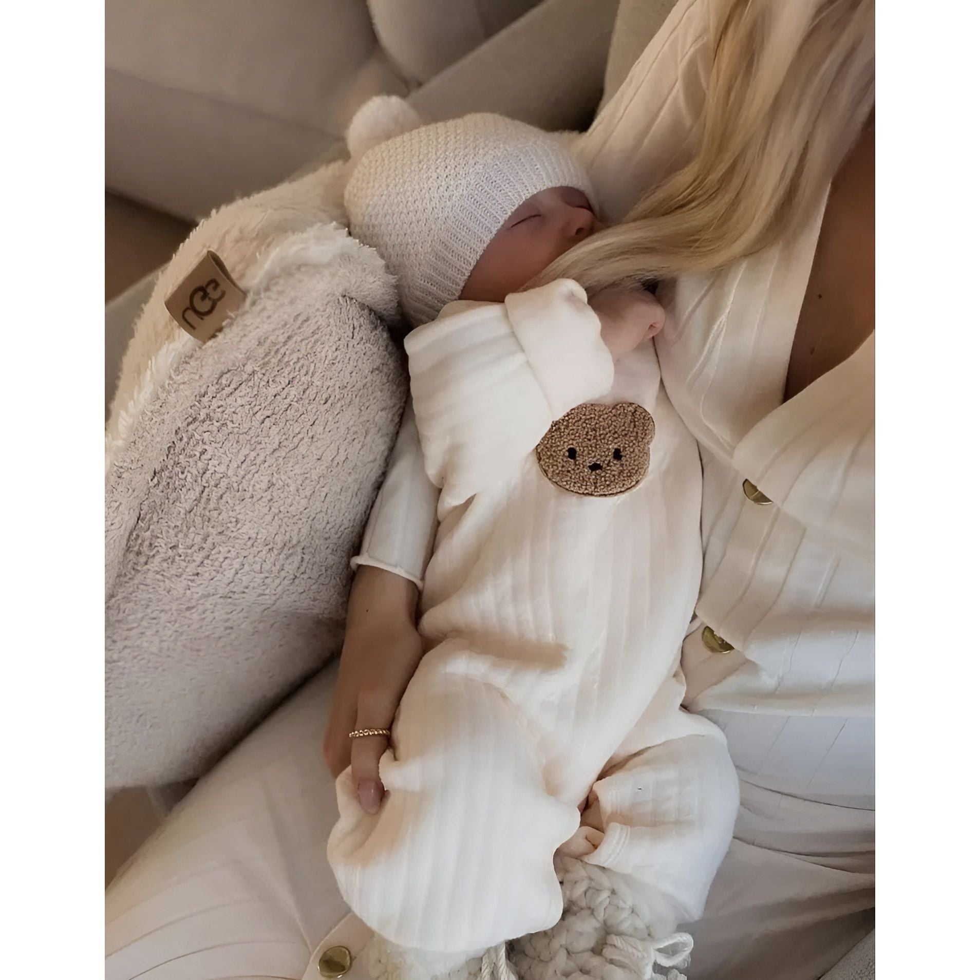 Gretel Jumpsuit - Kleinkind-Overall im Bärendesign für ganztägigen Komfort - Baby-Set