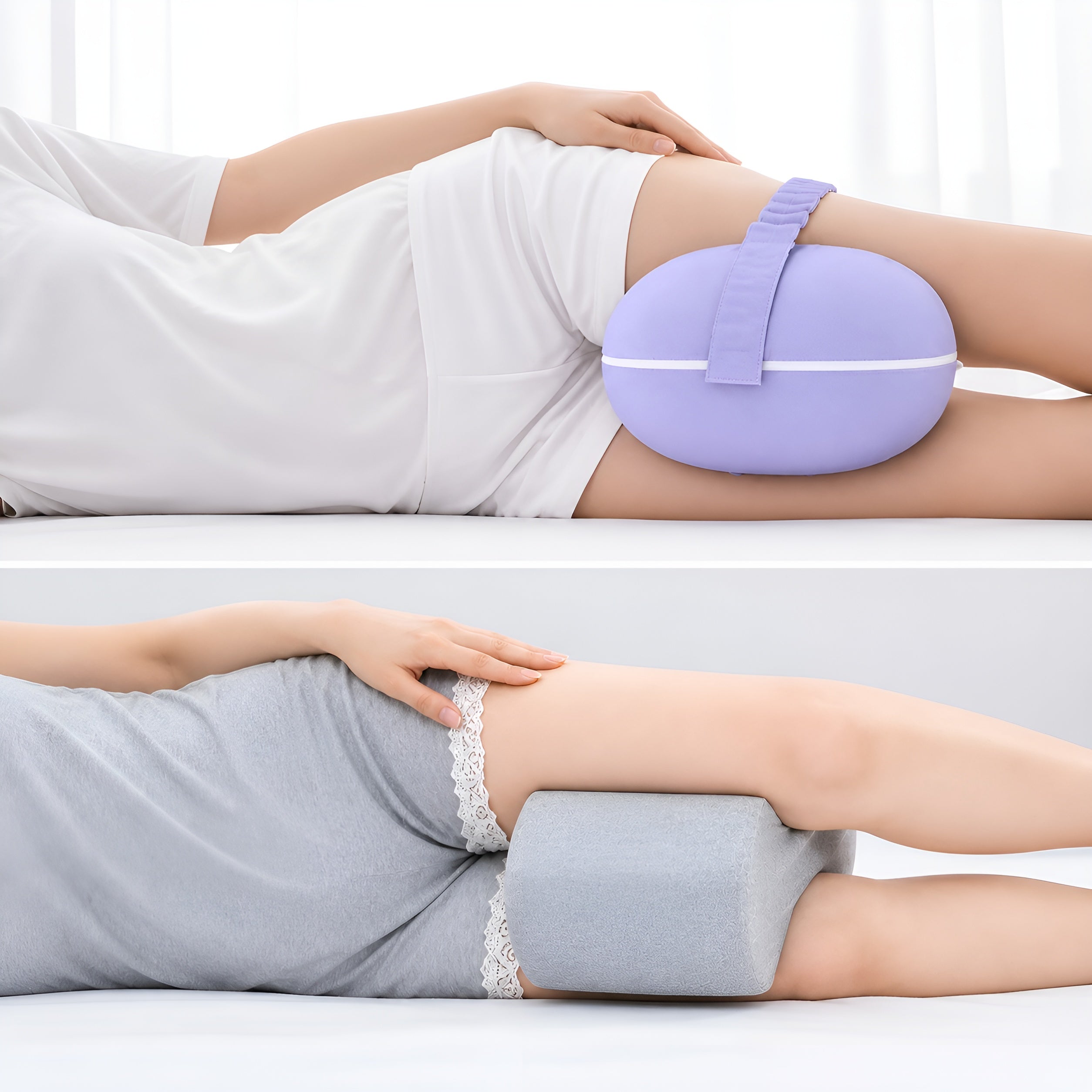 Großes Bein- & Körperkissen – Ergonomisch und Entlastend | Vielseitig für Schlaf und Entspannung - Kissen