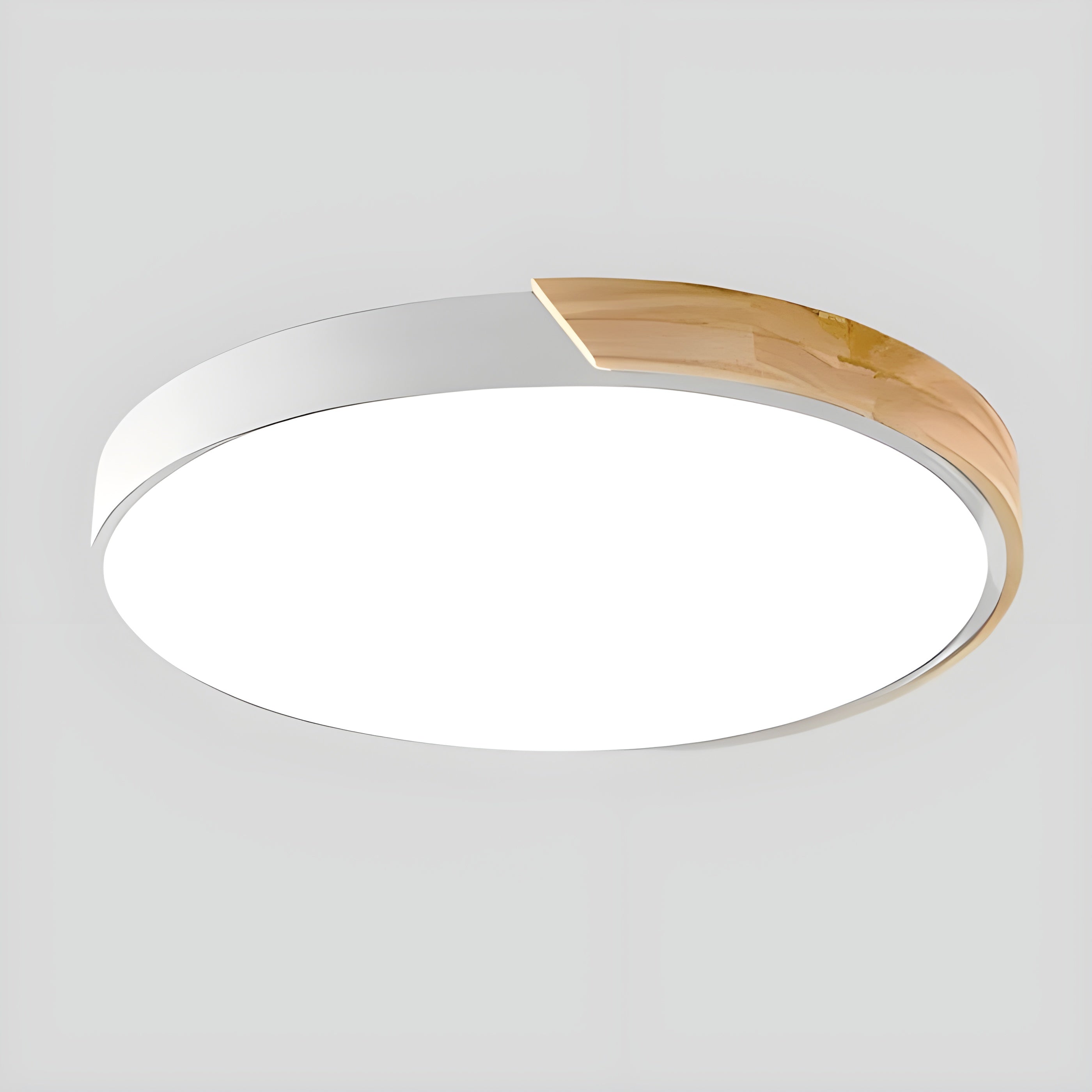 LED-Deckenleuchte aus Holz - Dekorativ & Modern sanften Macaronfarben Skandinavisches Design