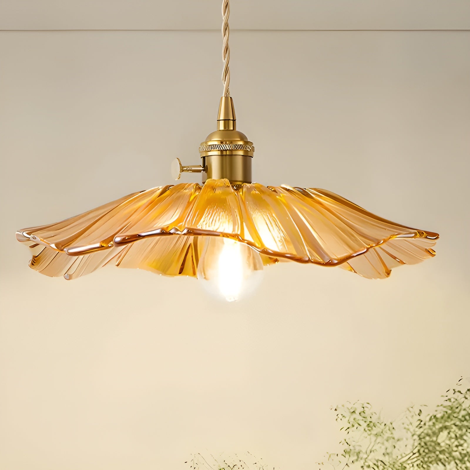 Hängelampe mit Blumenmotiv – Warmes Licht & stilvolles Design | Für Ihr Zuhause - Pendelleuchte