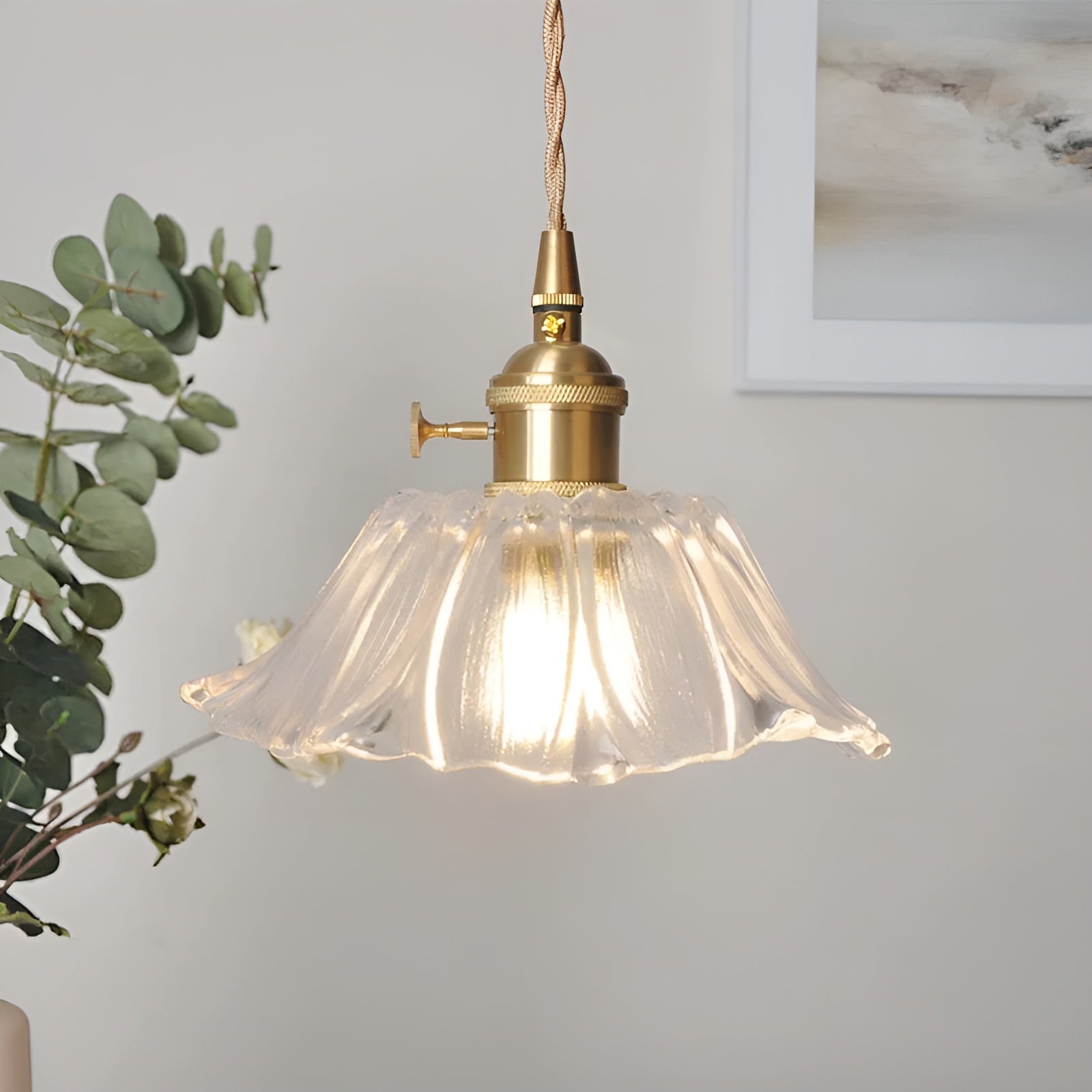 Hängelampe mit Blumenmotiv – Warmes Licht & stilvolles Design | Für Ihr Zuhause - Pendelleuchte