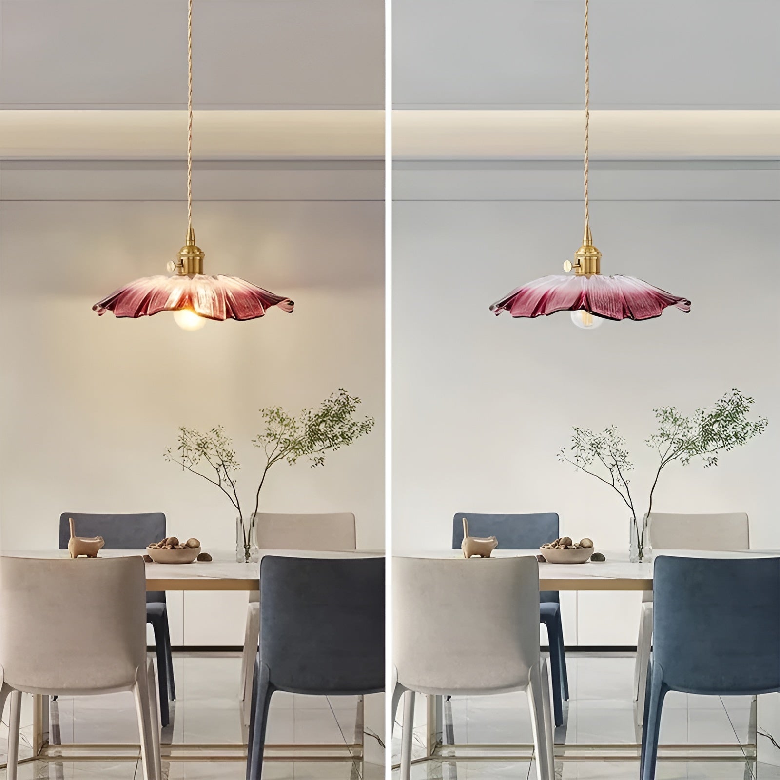 Hängelampe mit Blumenmotiv – Warmes Licht & stilvolles Design | Für Ihr Zuhause - Pendelleuchte