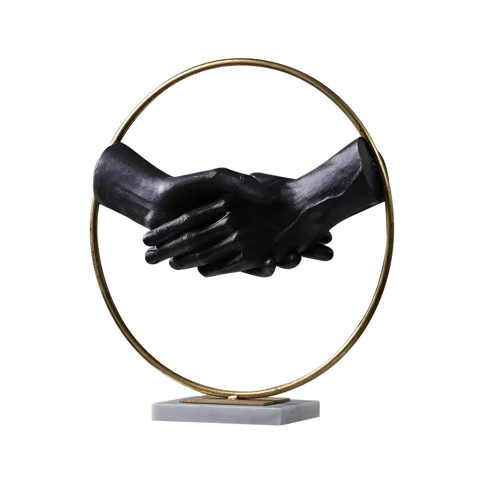 Handshake Decor - Kreative Shaking Hands Statue für Luxuriöse Dekoration - Händeschütteln - Skulptur