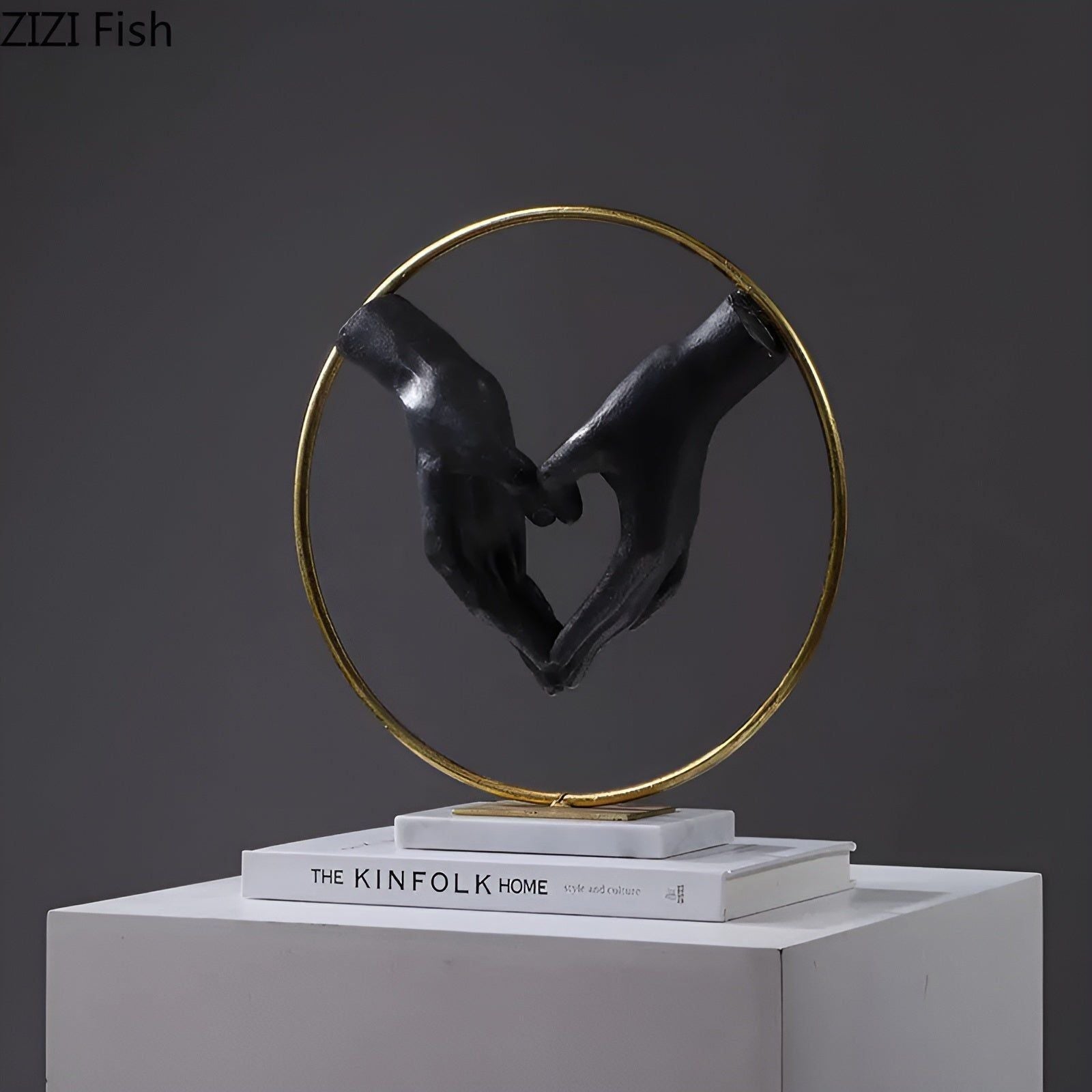Handshake Decor - Kreative Shaking Hands Statue für Luxuriöse Dekoration - Händeschütteln - Skulptur