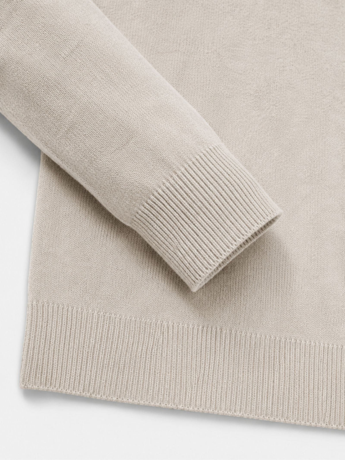 Herren Wollpullover mit Reißverschluss und Stehkragen - Bekleidung & Accessoires > Herrenoberbekleidung > Pullover &