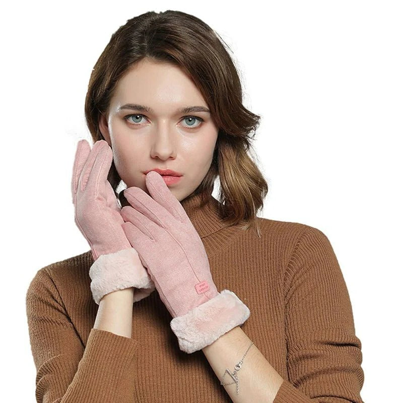 Damen Handschuhe winddicht wasserabweisend – Detailansicht