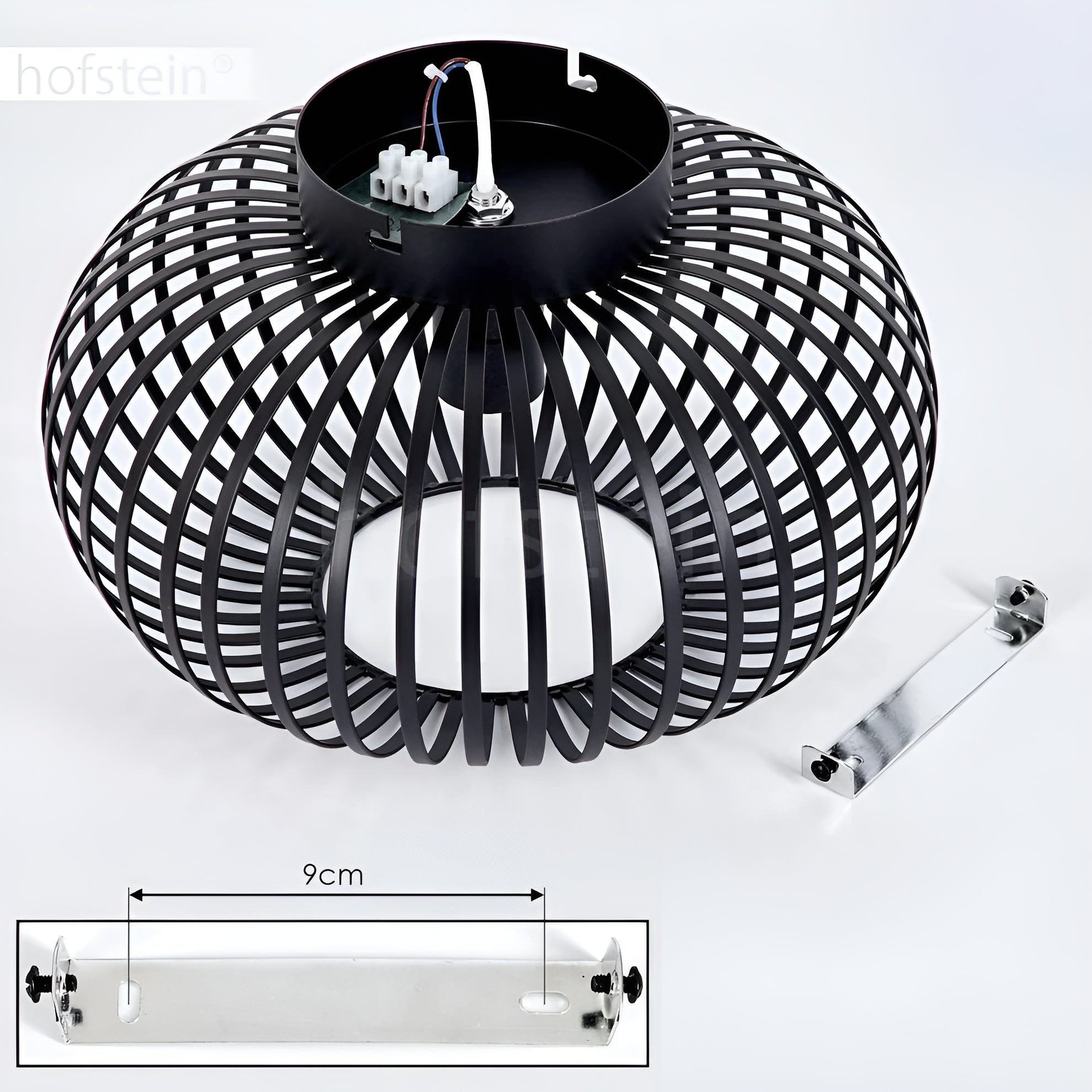 Industrielle Deckenleuchte im Laternen-Design – Dekorative Lampe für Flur, Balkon, Wohnzimmer & Esszimmer