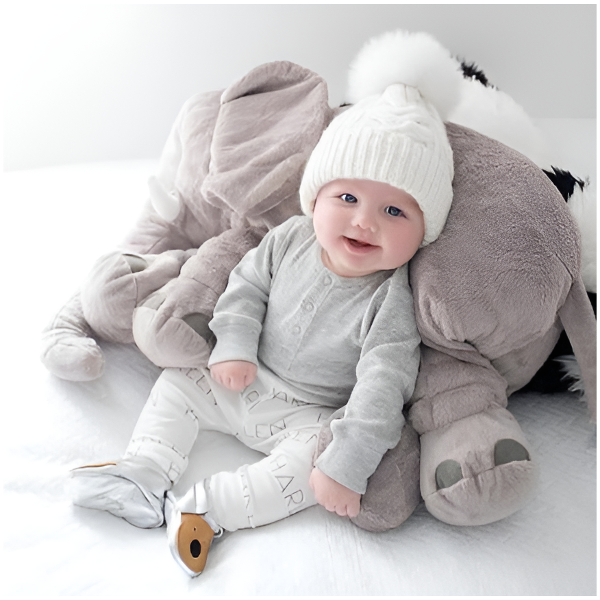 Pachyderm Pillow - Superweiches Elefanten Kuscheltier für Babys - Elegare
