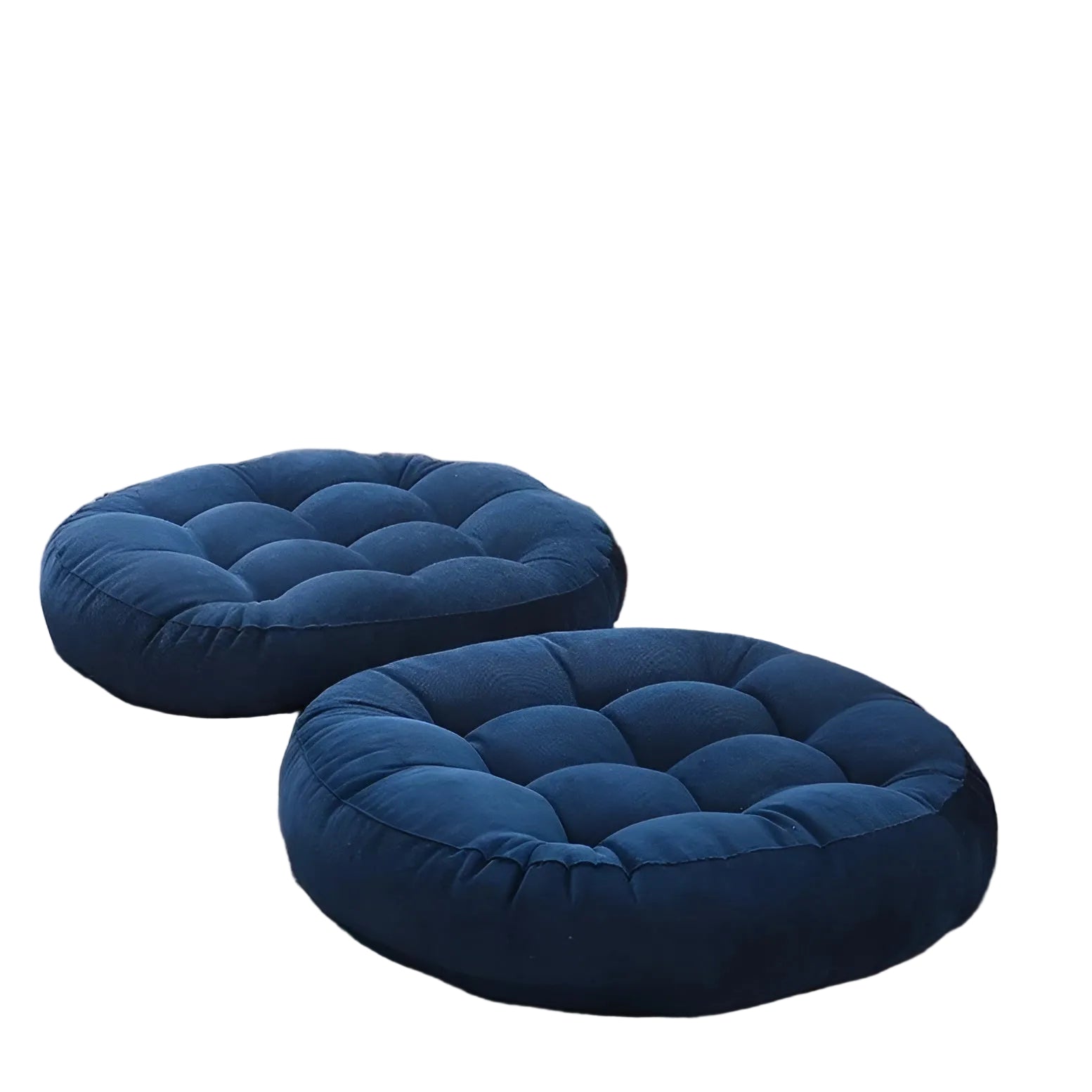 Japanisches Bodenkissen mit Extra-Dicker Polsterung – Futon Sitzkissen für Wohnzimmer & Meditation - Sitzkissen