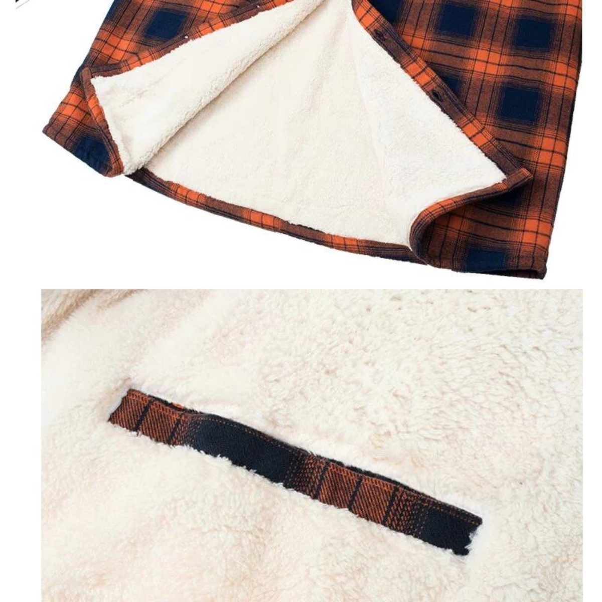 Jasper Jacket - Casual Fleece Checked Jacket for Men - Wohnzubehör
