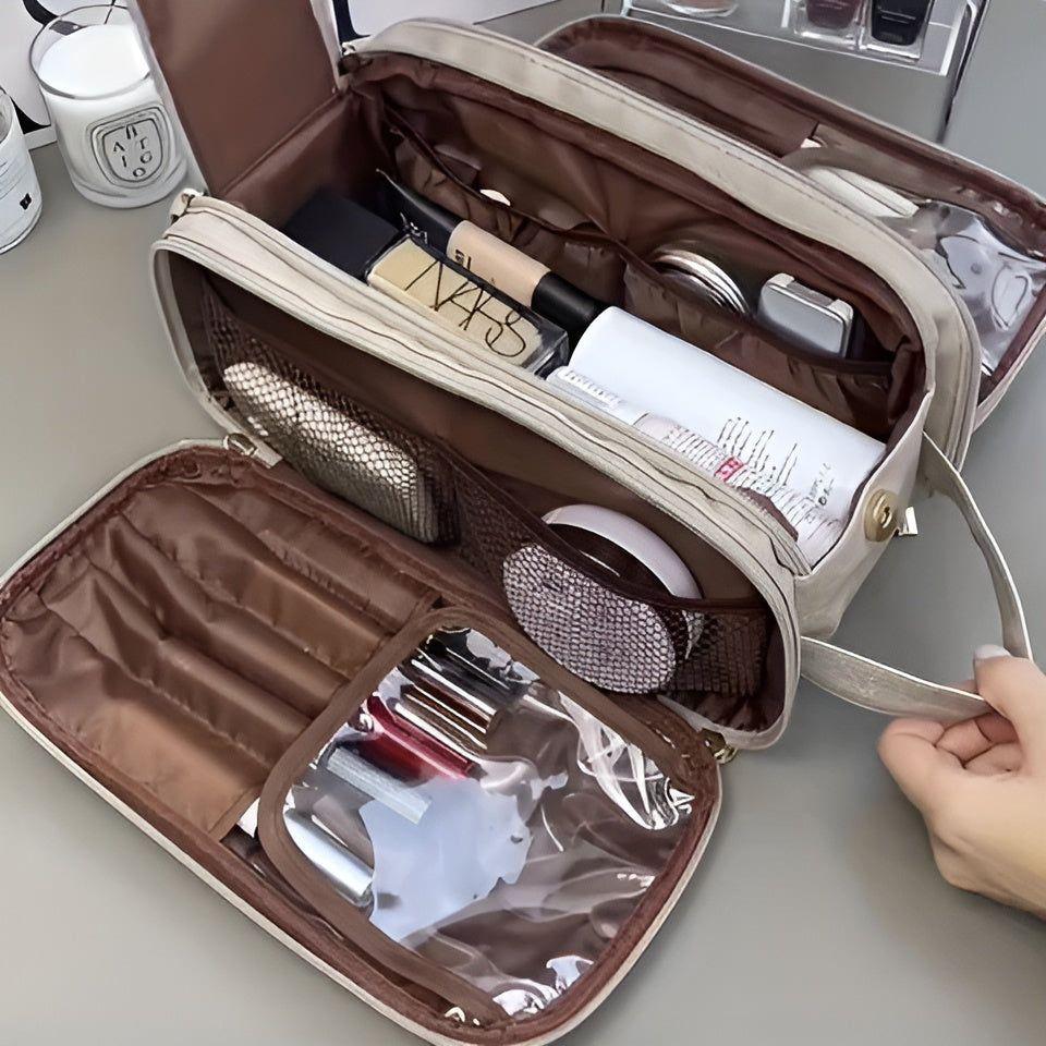 BeautyBlend Bag - Multifunktionale Geräumige Aufbewahrungs und Kosmetiktasche - Elegare