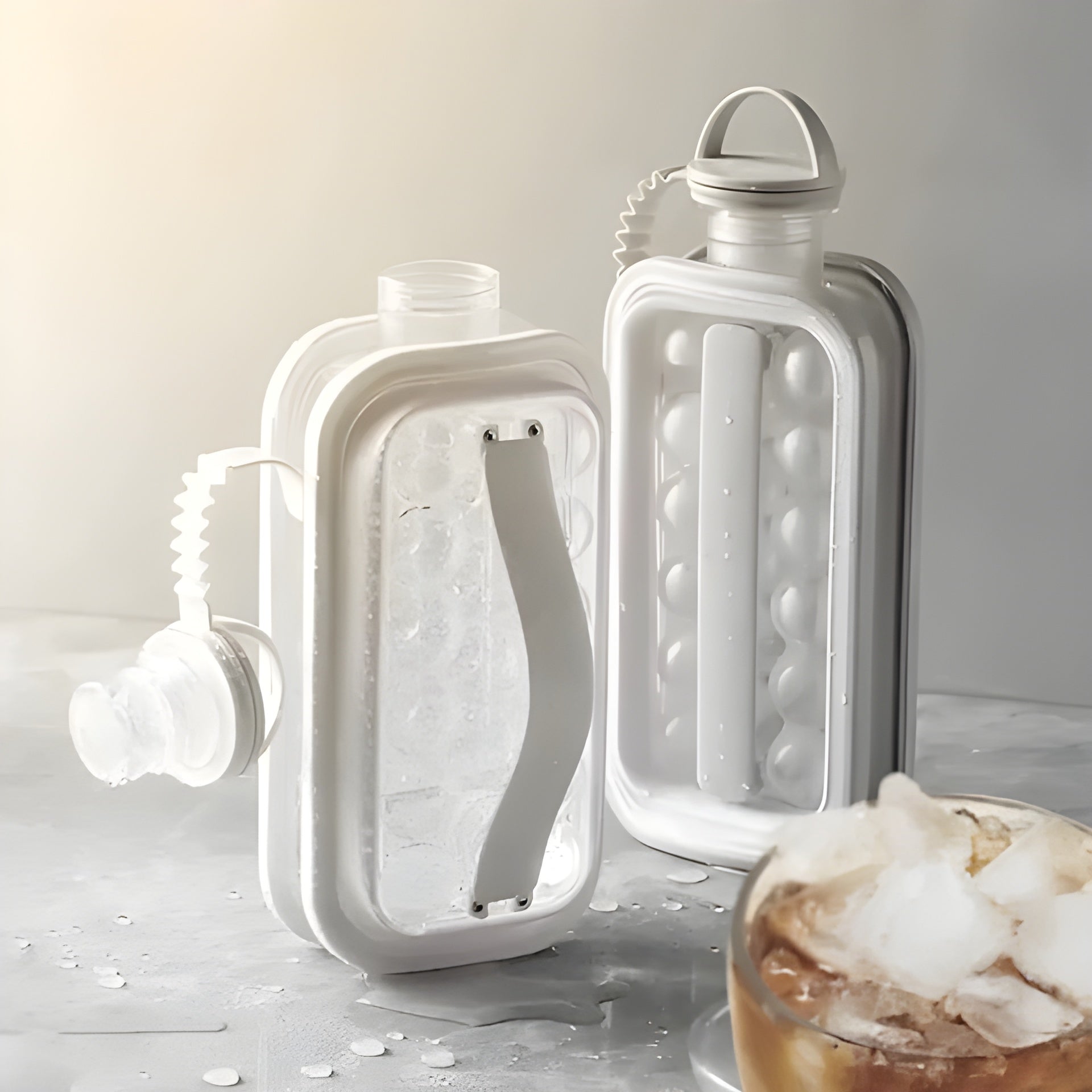 Kerill Eiswürfelmaschine - Kristallklares Hochwertiges Klareis für Cocktails und Spirituosen - Eismaschine