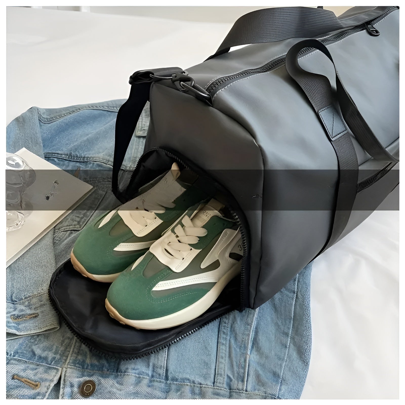 Kompakte & leichte Reisetasche – Praktisches Schuhfach für optimale Organisation - Reisetasche