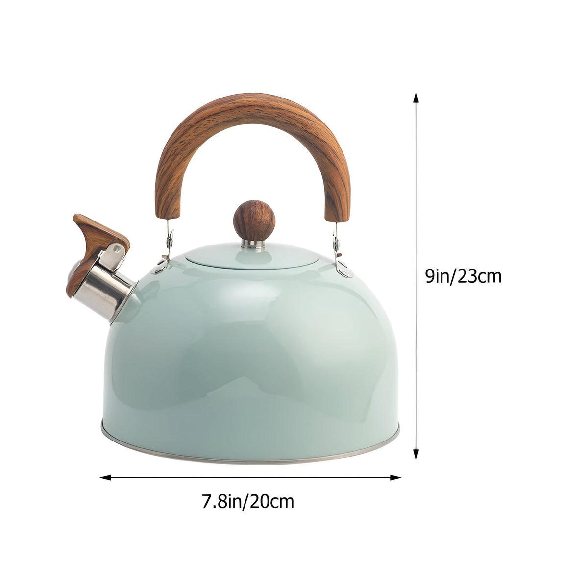 Küchenbegleiter Wasserkessel - 2.5L Fassungsvermögen Edelstahl | Robust mit Weich beschichteter Griff - Wasserkocher