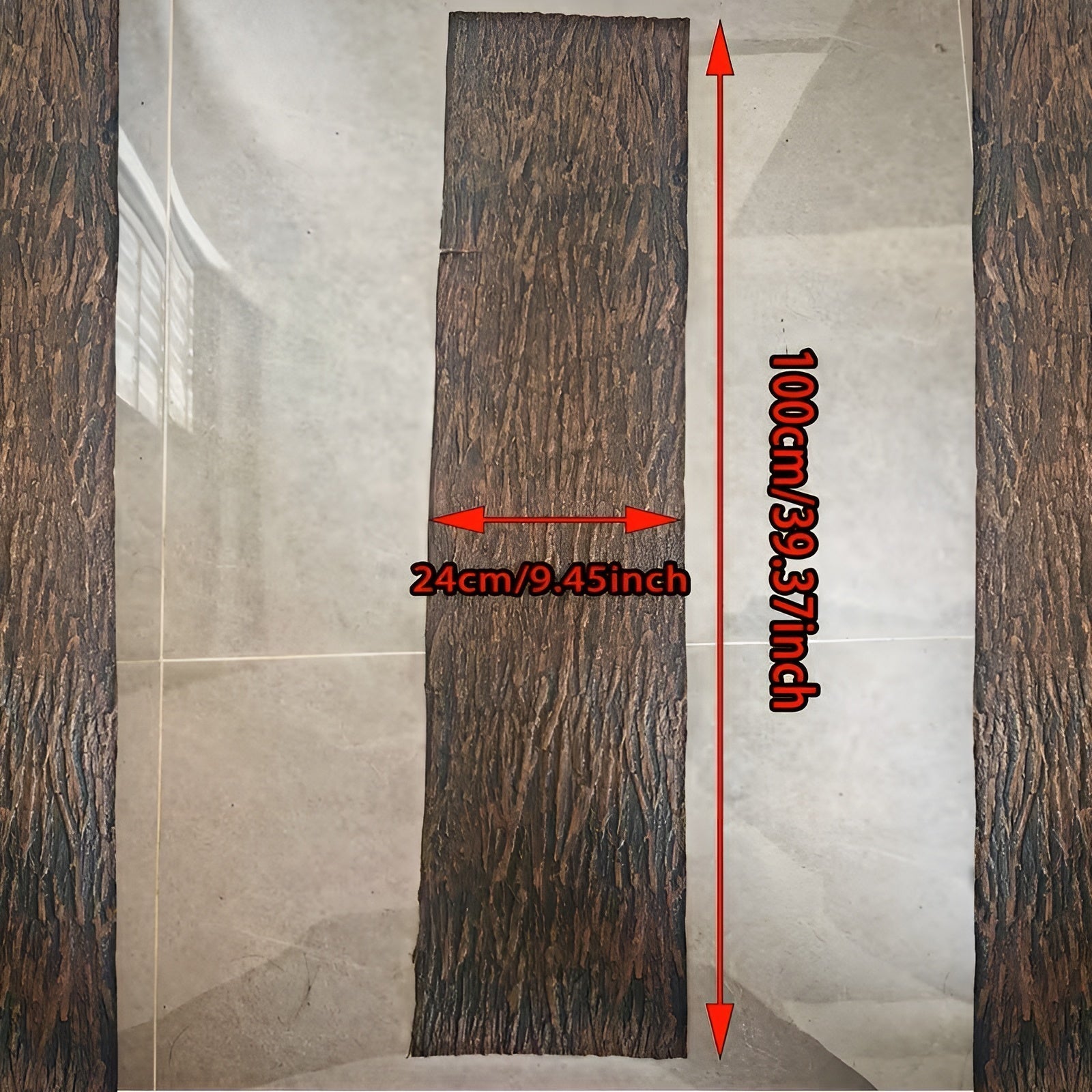 Kunststoff-Rindenmatte – Realistische Baumrinden-Optik für Innen- und Außenbereiche - Wandpaneele