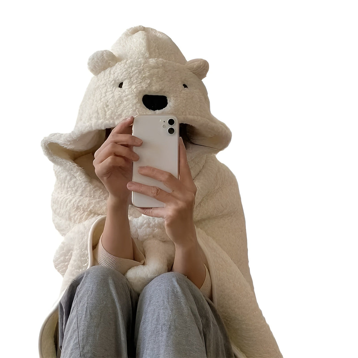 Kuschelige Decken-Poncho – Extra Warm und Dick | Perfekt für Herbst und Winter - Decke
