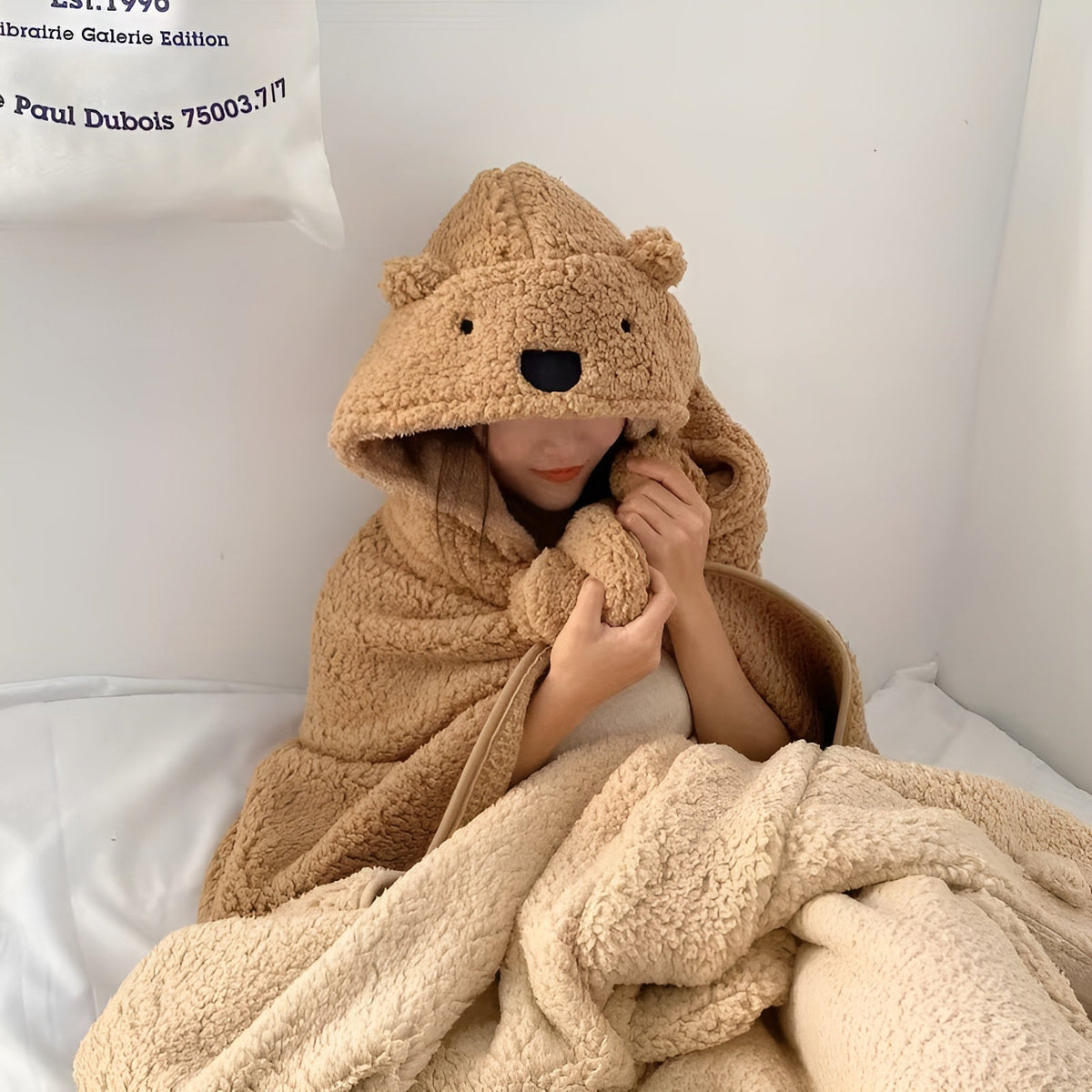 Kuschelige Decken-Poncho – Extra Warm und Dick | Perfekt für Herbst und Winter - Decke