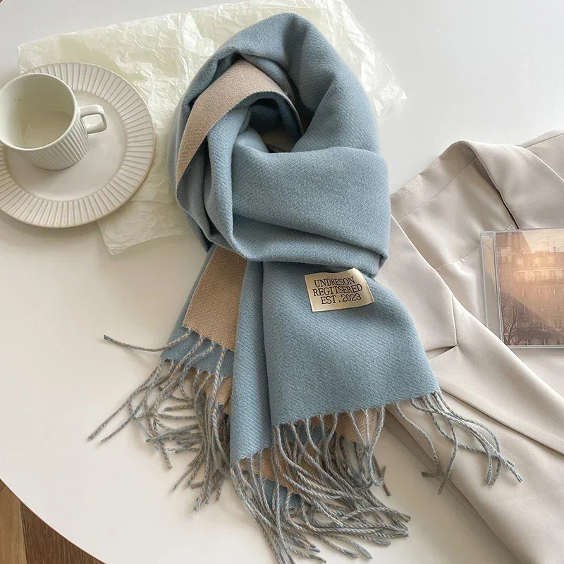 Langer Winterschal Cashmere-Blend Unisex 68x200 cm – Warm und Weich - Schals und Tücher