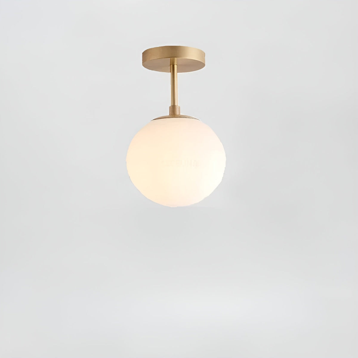 LED-Deckenleuchte aus Glas – Nordisches Design | Für Wohn- & Schlafzimmer - Gold / 1 cup / Warmes Weiß - Deckenleuchte