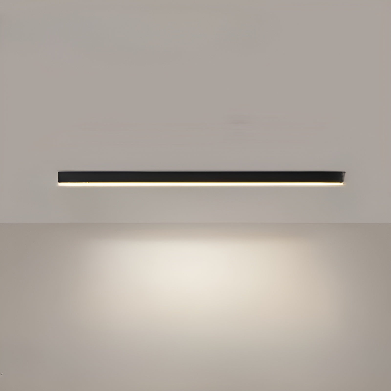 LED-Deckenleuchte – Moderne Weiches Warmes Licht für Gemütliche Wohnräume - Schwarz 120cm - Deckenleuchte