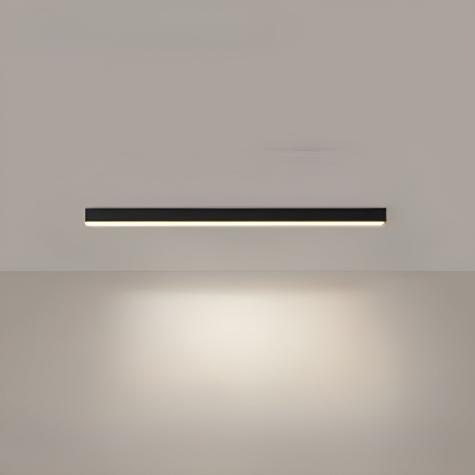 LED-Deckenleuchte – Moderne Weiches Warmes Licht für Gemütliche Wohnräume - Schwarz 100cm - Deckenleuchte