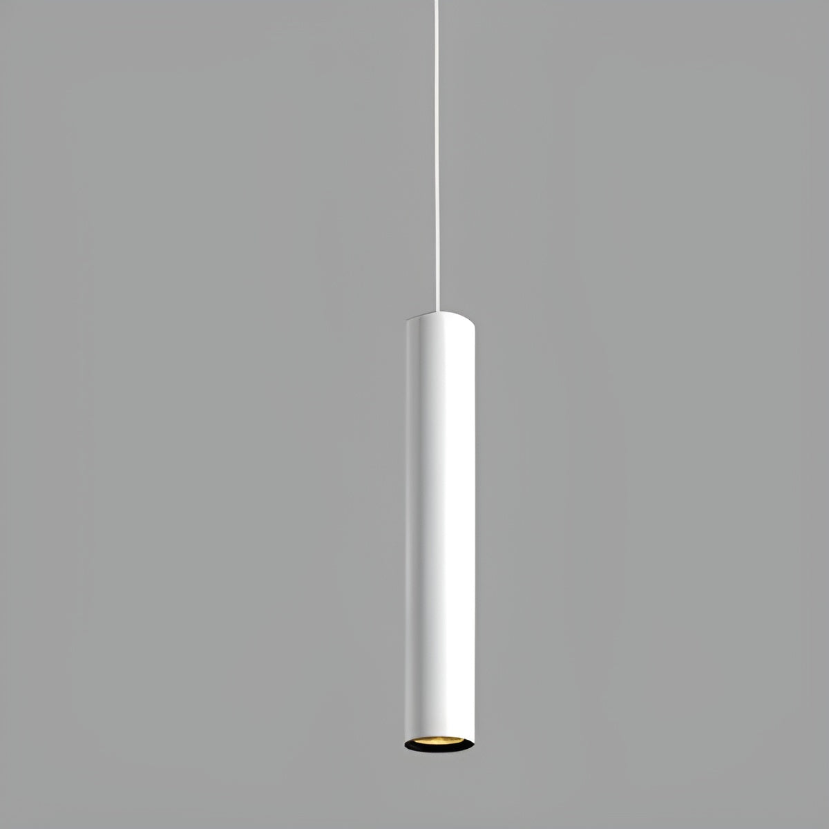 LED Hängeleuchte – Schlankes Röhrendesign | Perfekt für Küche Esszimmer & Theke - 7W / D 6cm x H 15cm / Weiß