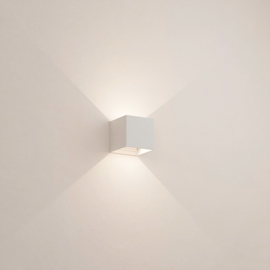 LED Wandleuchte mit verstellbaren Lichtblenden – Innen & Außen - Wandleuchten
