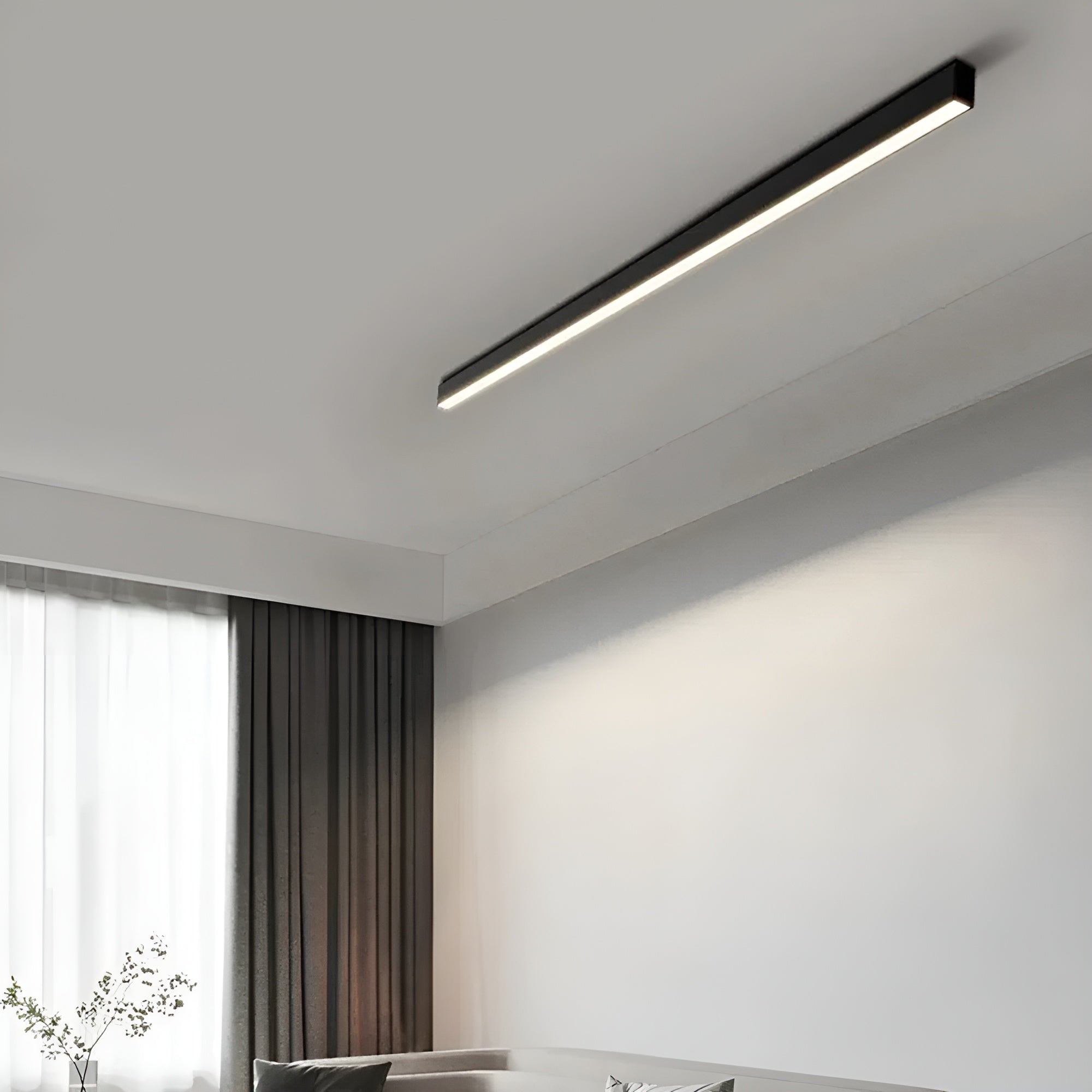 Lineare LED-Decken- oder Wandleuchte – blendfreie Beleuchtung für moderne Räume - Wandlampe