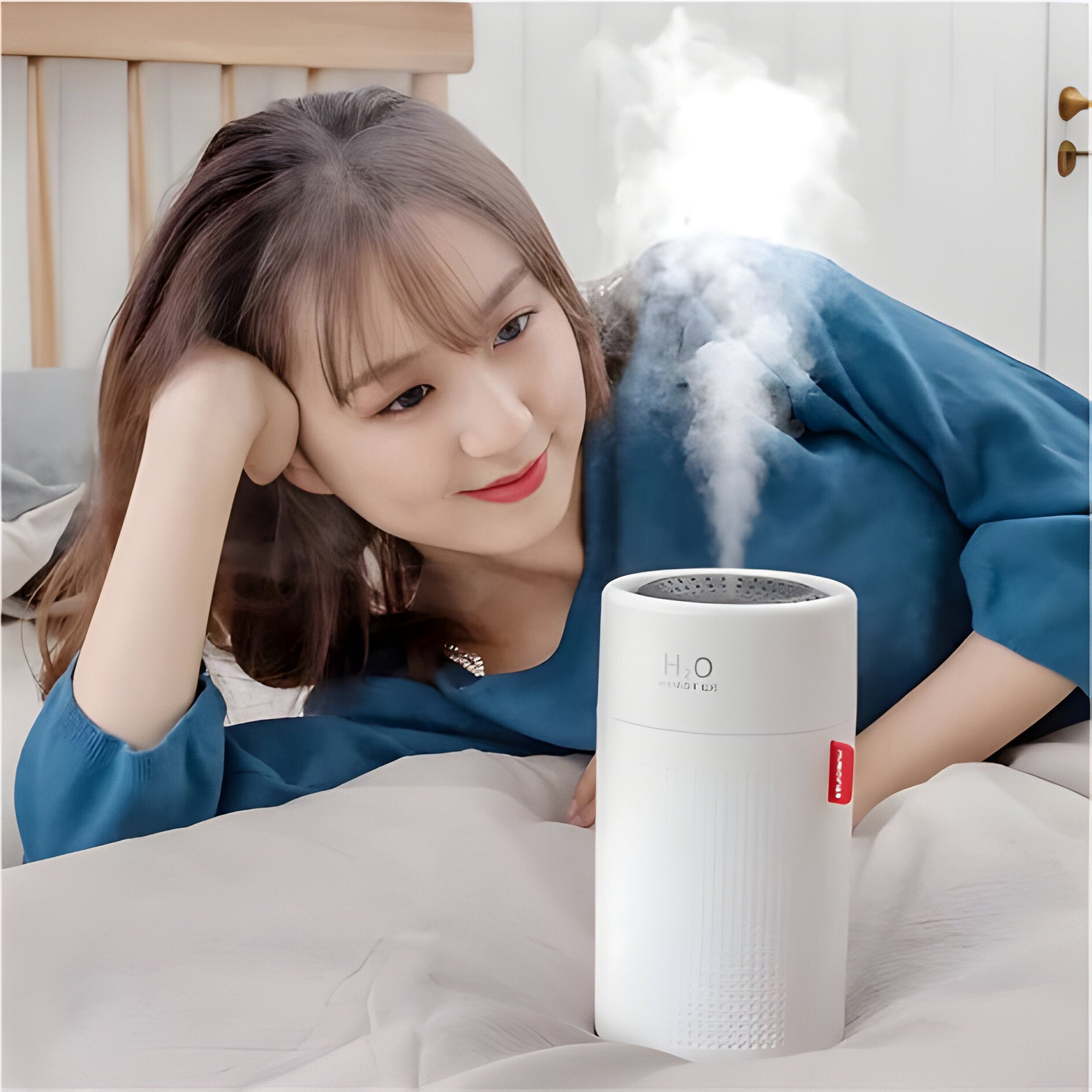 PureBreeze Humidifier – Wiederaufladbarer 750 ml Luftbefeuchter