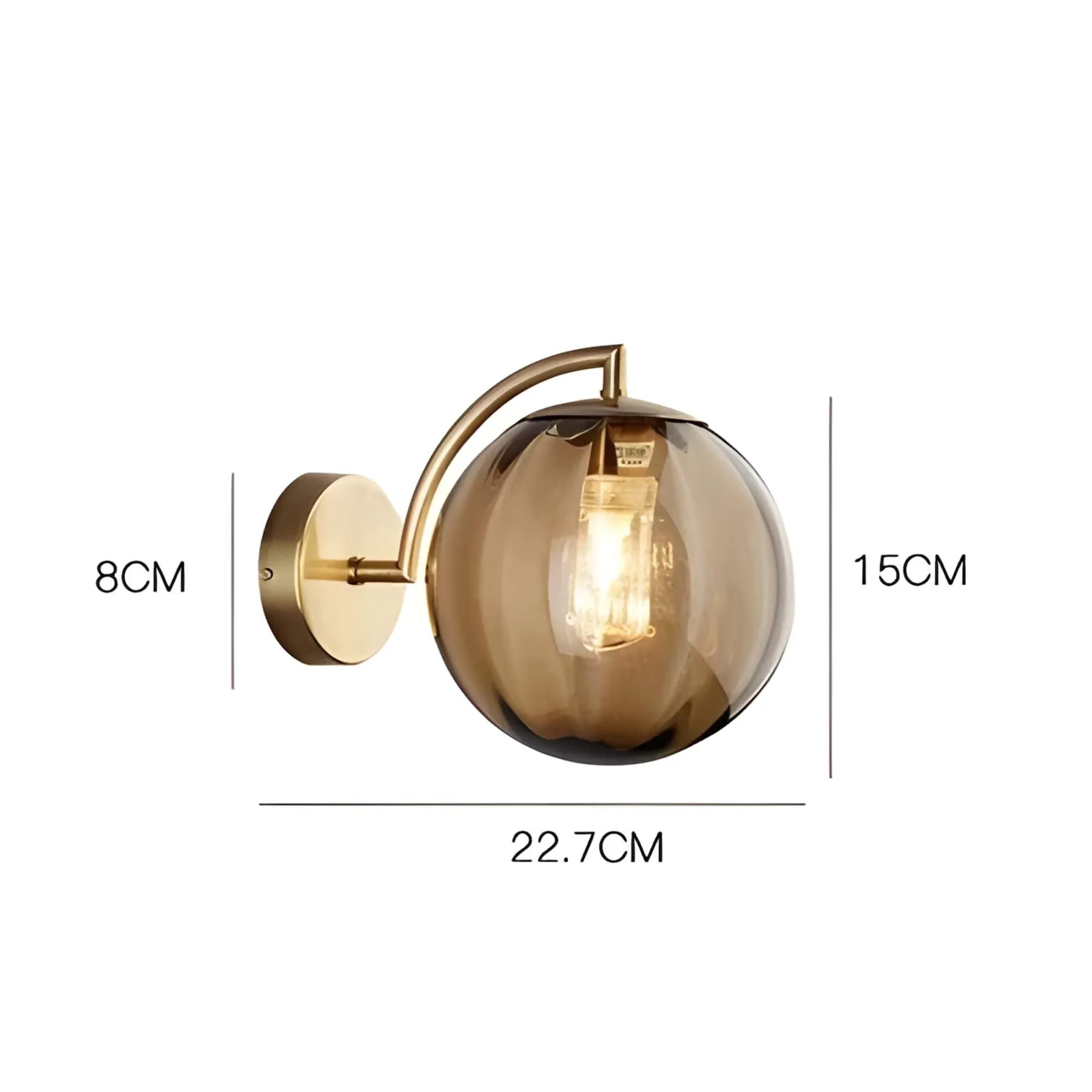 ColorBreeze Light – Minimalistische LED-Glas-Wandleuchte