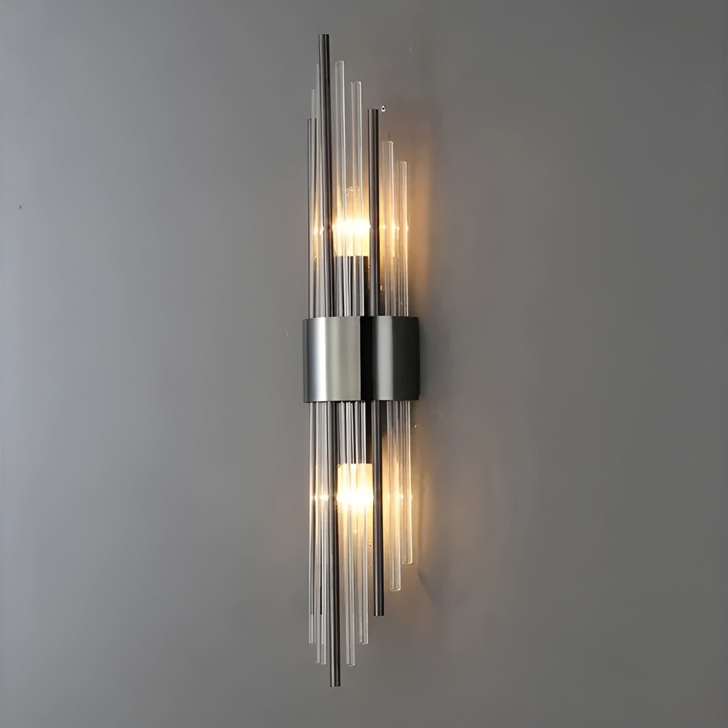 Wandlampe mit Kristall-Effekt – Elegantes Design mit Goldenem Akzent
