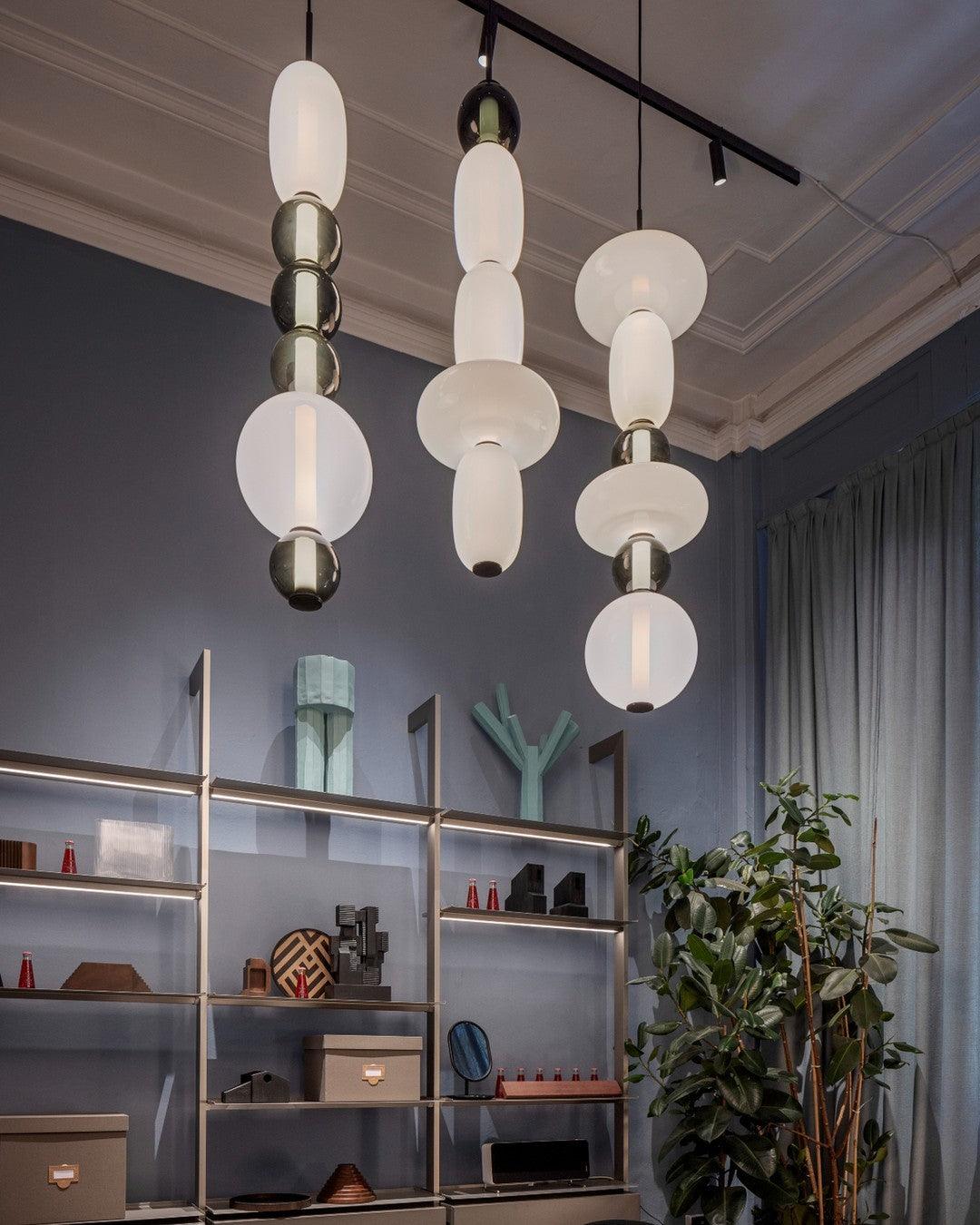 LumiSphere Light - Modern Colored Glass LED Pendant Light - Pendelleuchte