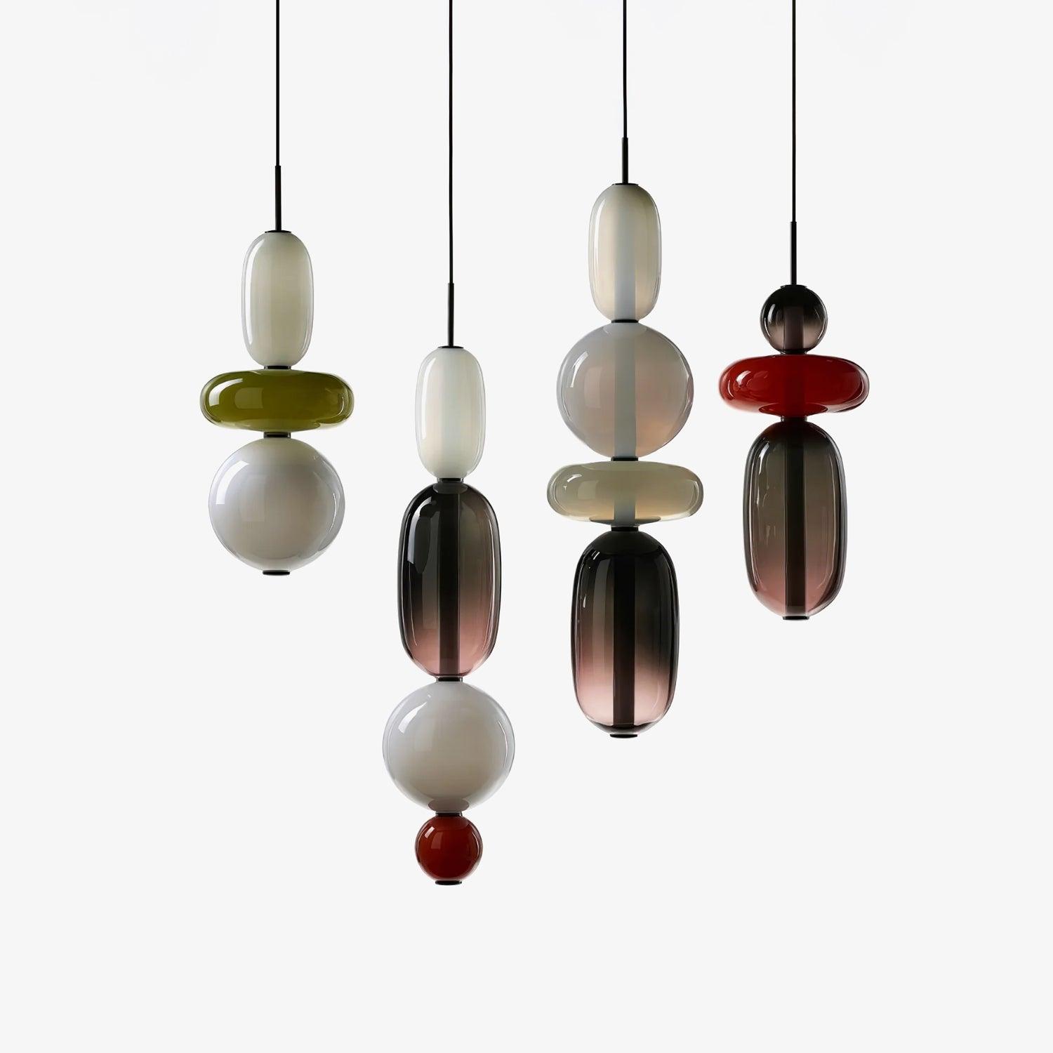 LumiSphere Light - Modern Colored Glass LED Pendant Light - Pendelleuchte
