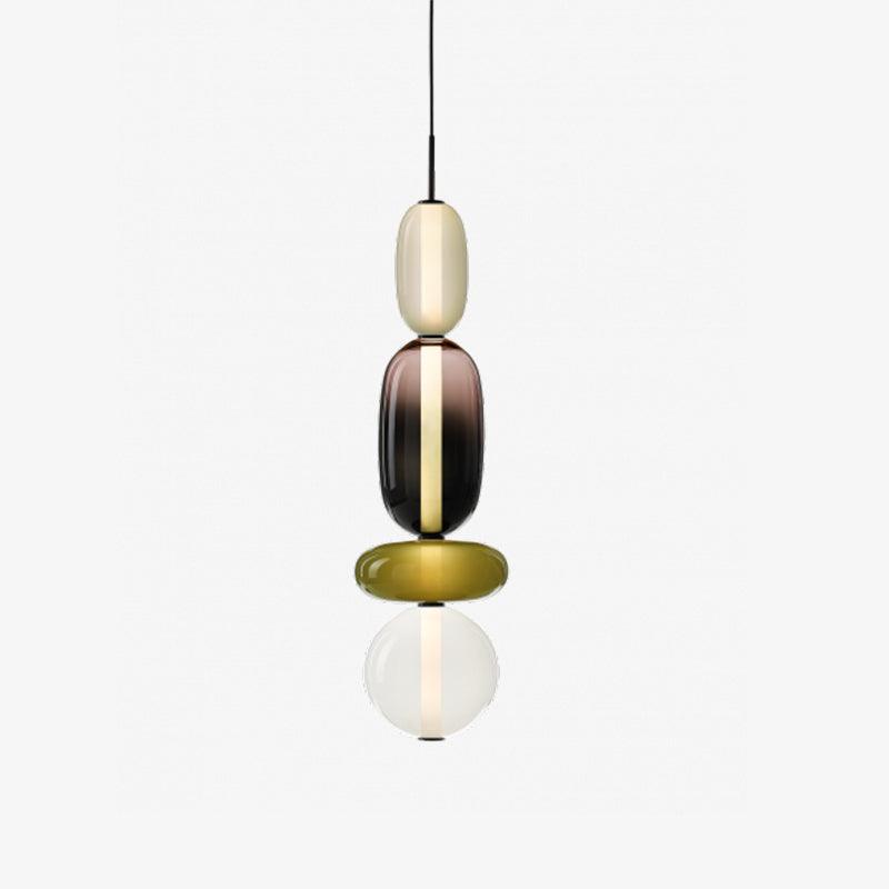 LumiSphere Light - Modern Colored Glass LED Pendant Light - Pendelleuchte