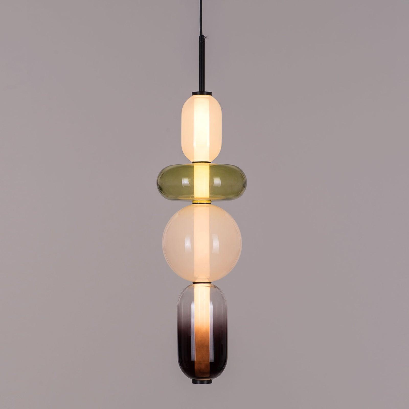 LumiSphere Light - Modern Colored Glass LED Pendant Light - Pendelleuchte