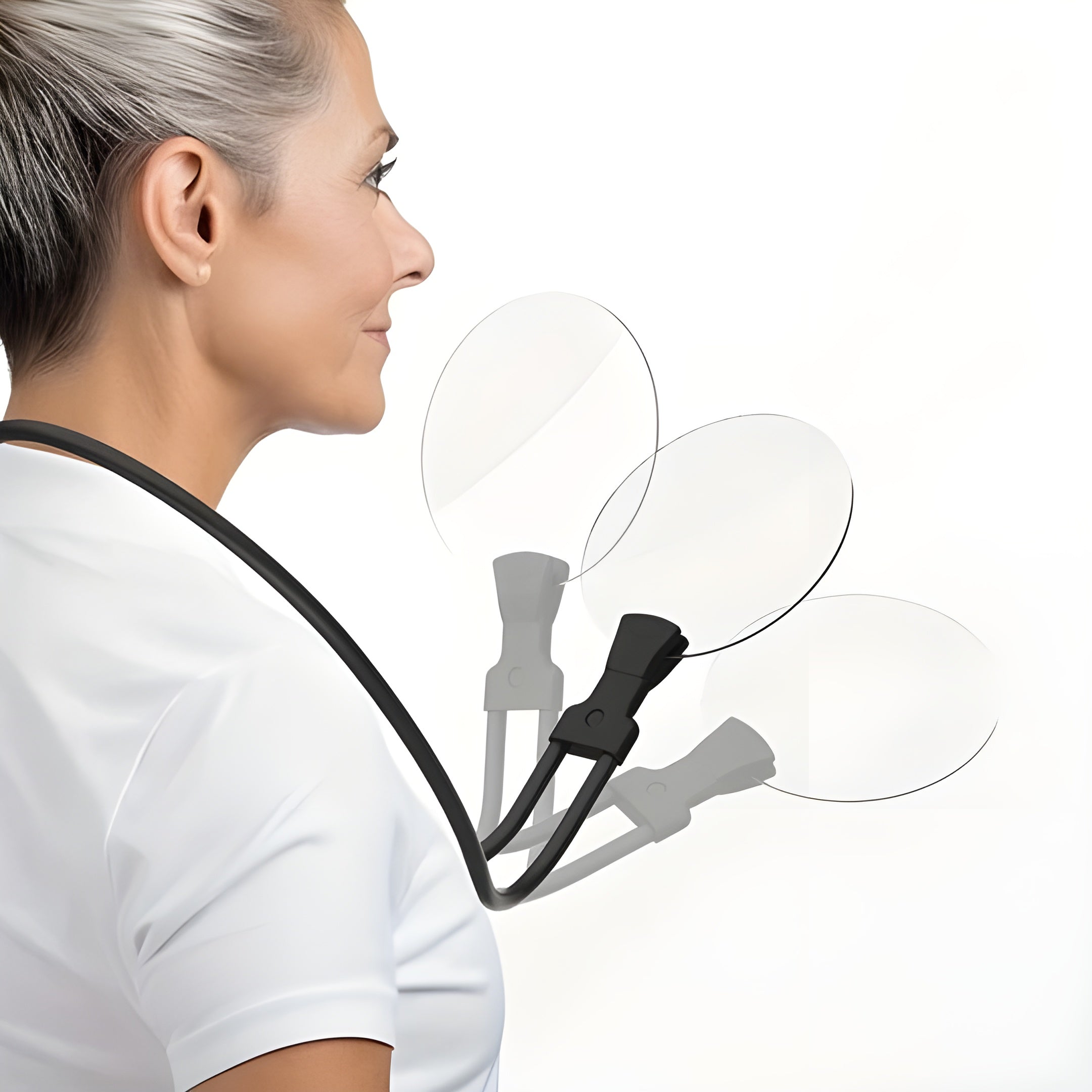 Lupenbrille Pro mit flexiblem Nackenband – Freihändige Leselupe für Senioren & Sehbehinderte | Ideal zum Lesen Nähen