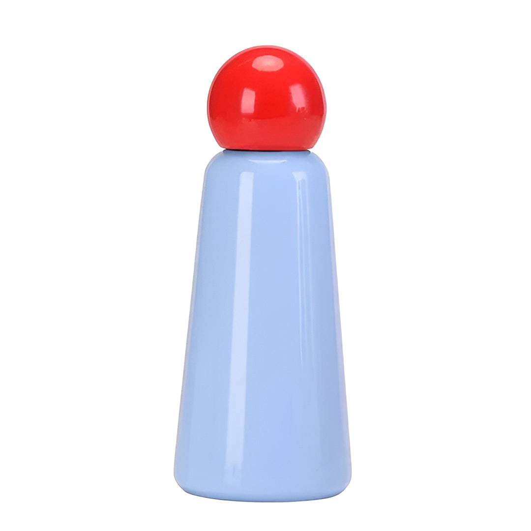 Lux Drop Thermoflasche auslaufsicher – Hält Getränke 12h heiß & 24h kalt - Rot-Blau - Wasserflasche