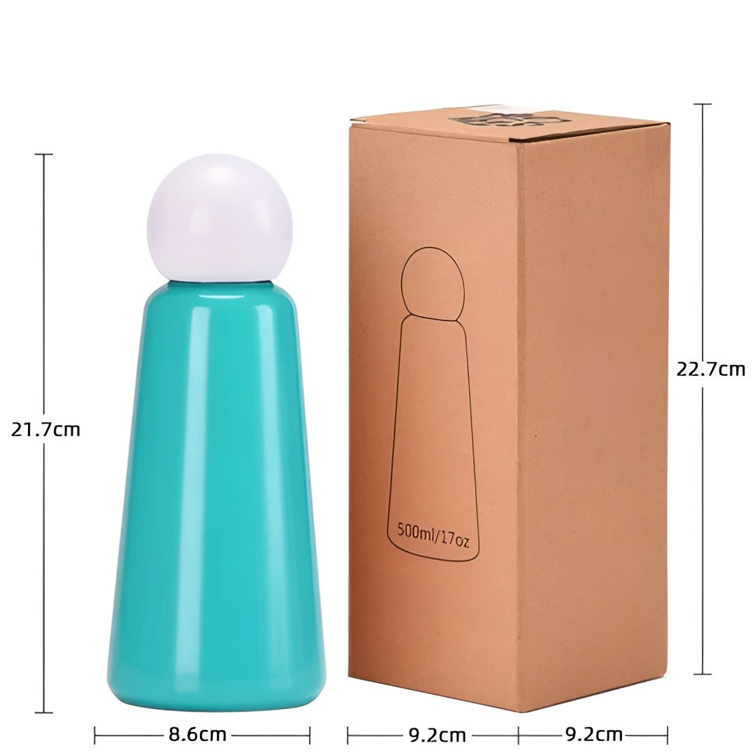 Lux Drop Thermoflasche auslaufsicher – Hält Getränke 12h heiß & 24h kalt - Wasserflasche