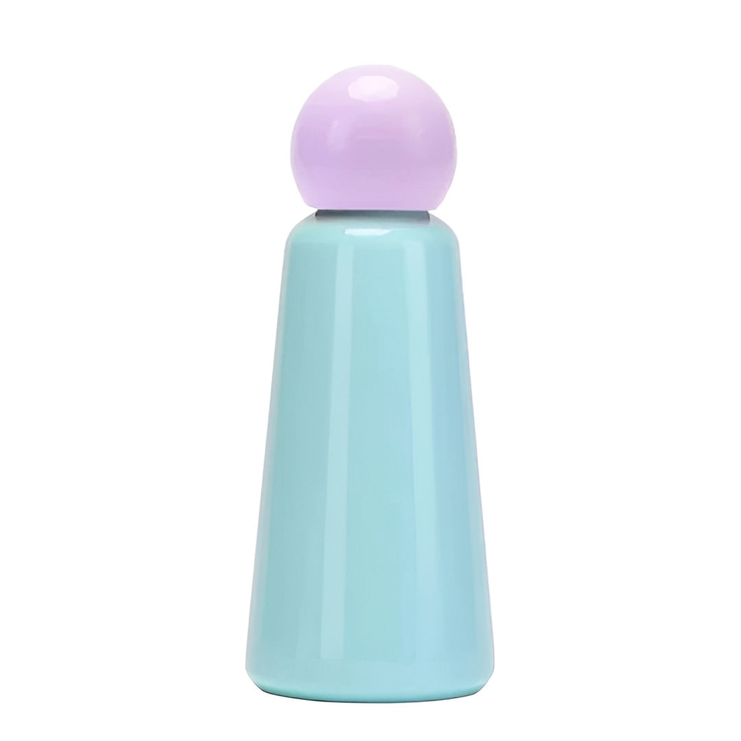 LuxDrop Thermoflasche auslaufsicher – Hält Getränke 12h heiß & 24h kalt - Lavendelblau - Wasserflasche