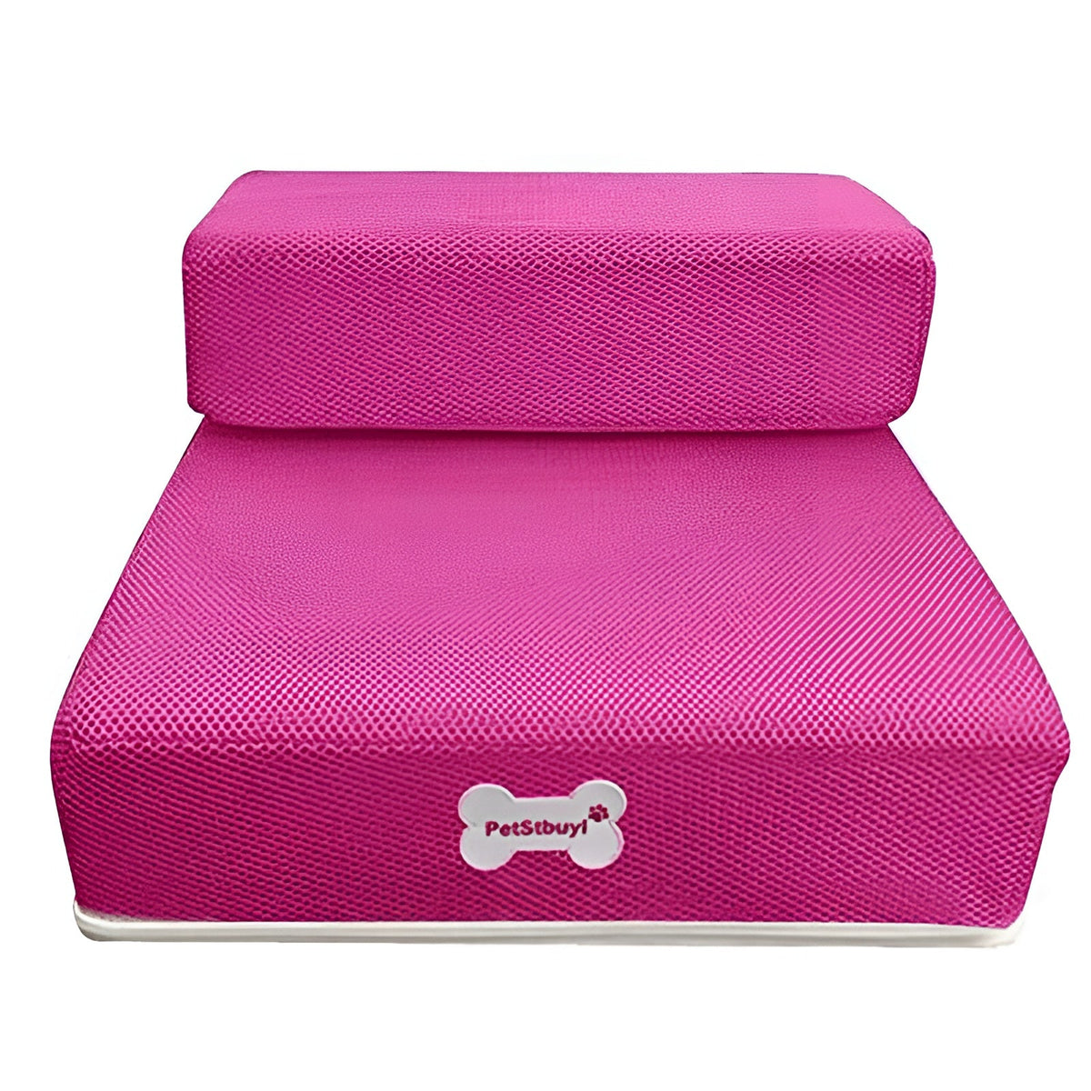 Luxus-Hundetreppe – Gelenkschonendes Design | Einfaches Aufsteigen auf Sofa und Bett - Rosa - Minisofa