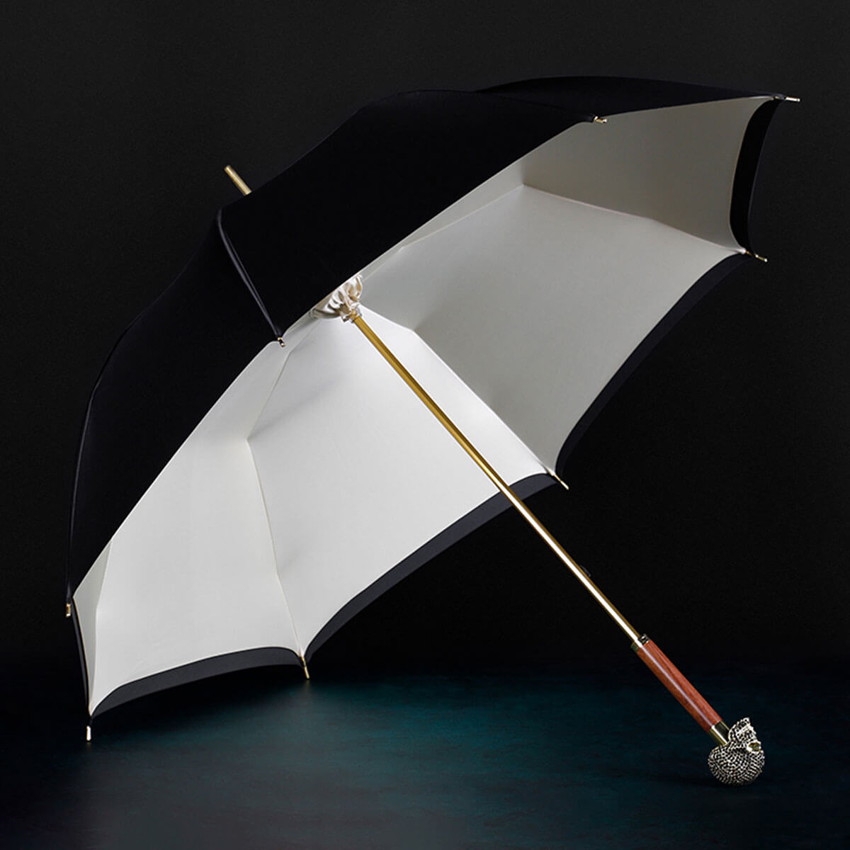 Luxus Regenschirm mit Totenkopf-Griff – 120 cm Sonne und Regen - Regenschirme