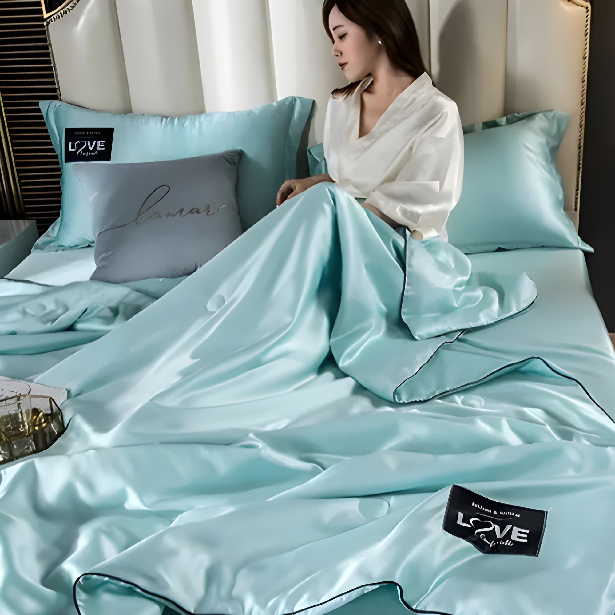 Luxus Seidendecke – Ganzjahresdecke für höchsten Schlafkomfort - Decke