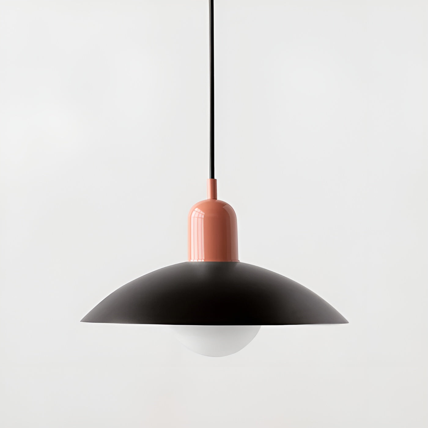 Macaron-Design Pendellampe – Sanftes Licht | Perfekt für Zuhause - Rosa / Schwarz - Lampe