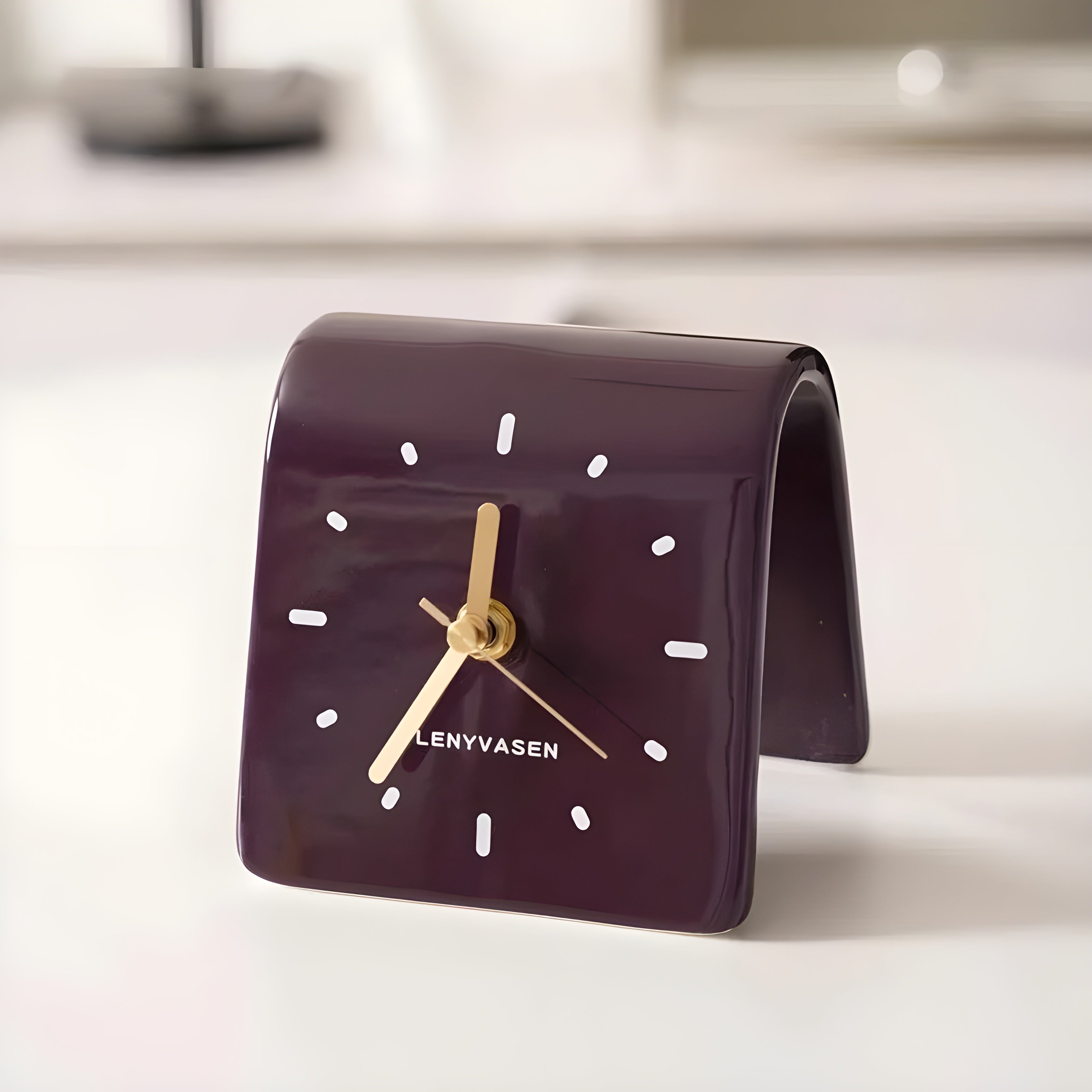 Timepiece Clock - Kreative Keramik-Tischuhr