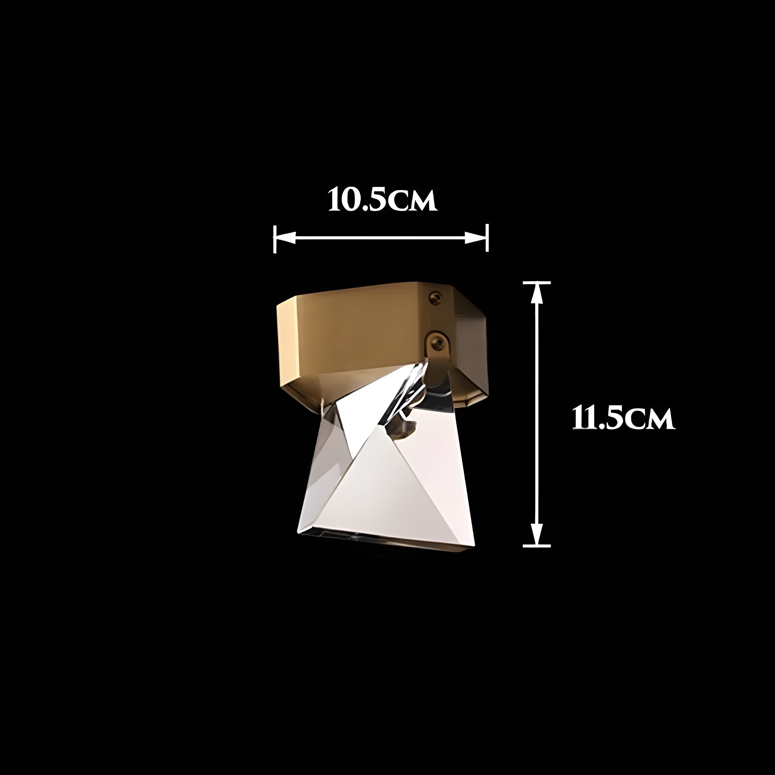 LumiCrystal Light - Minimalistische Kristall-LED-Korridor-Deckenlampen