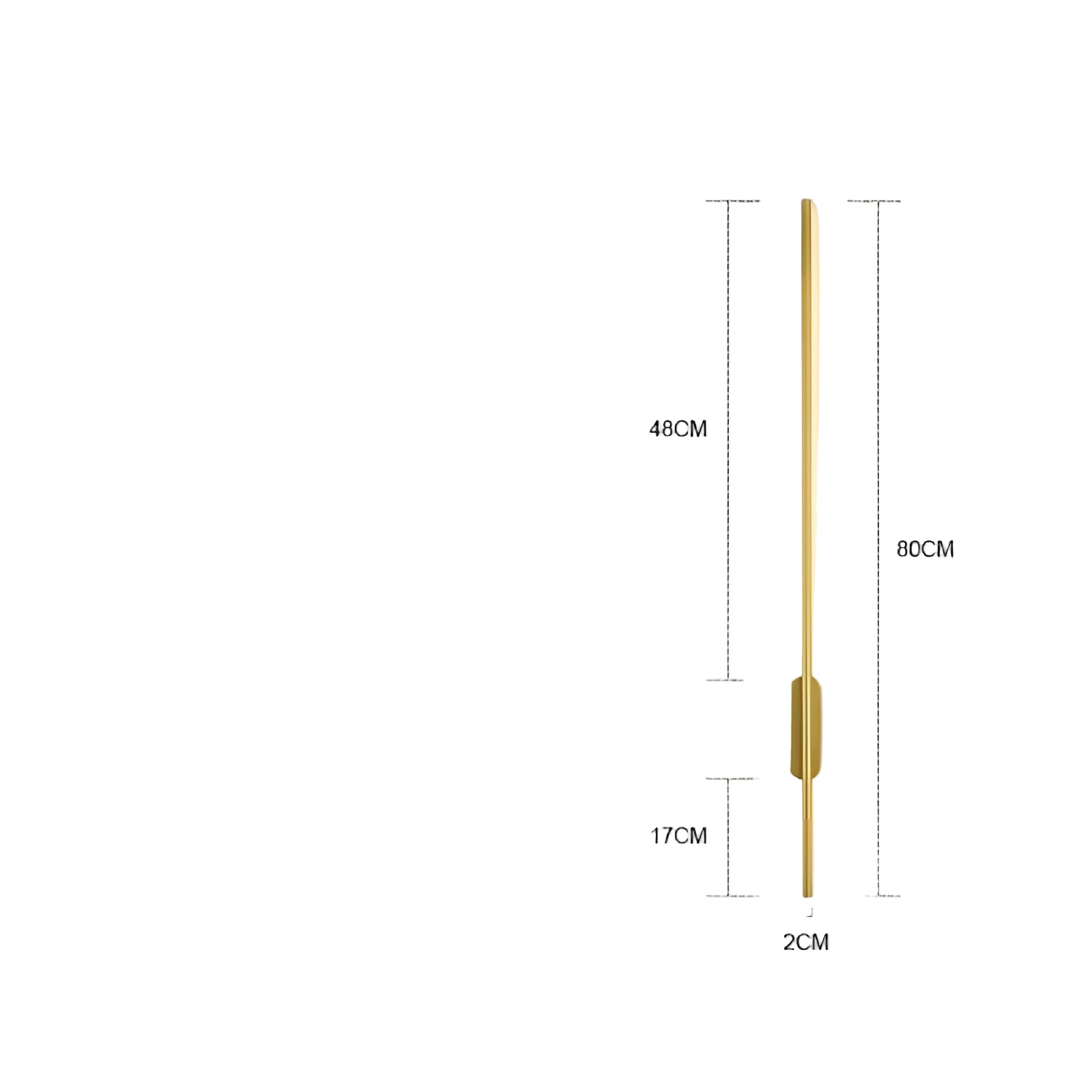 Lange LED-Wandleuchte – Modern & Dekorativ | Perfekt für Schlafzimmer, Wohnzimmer & Flur